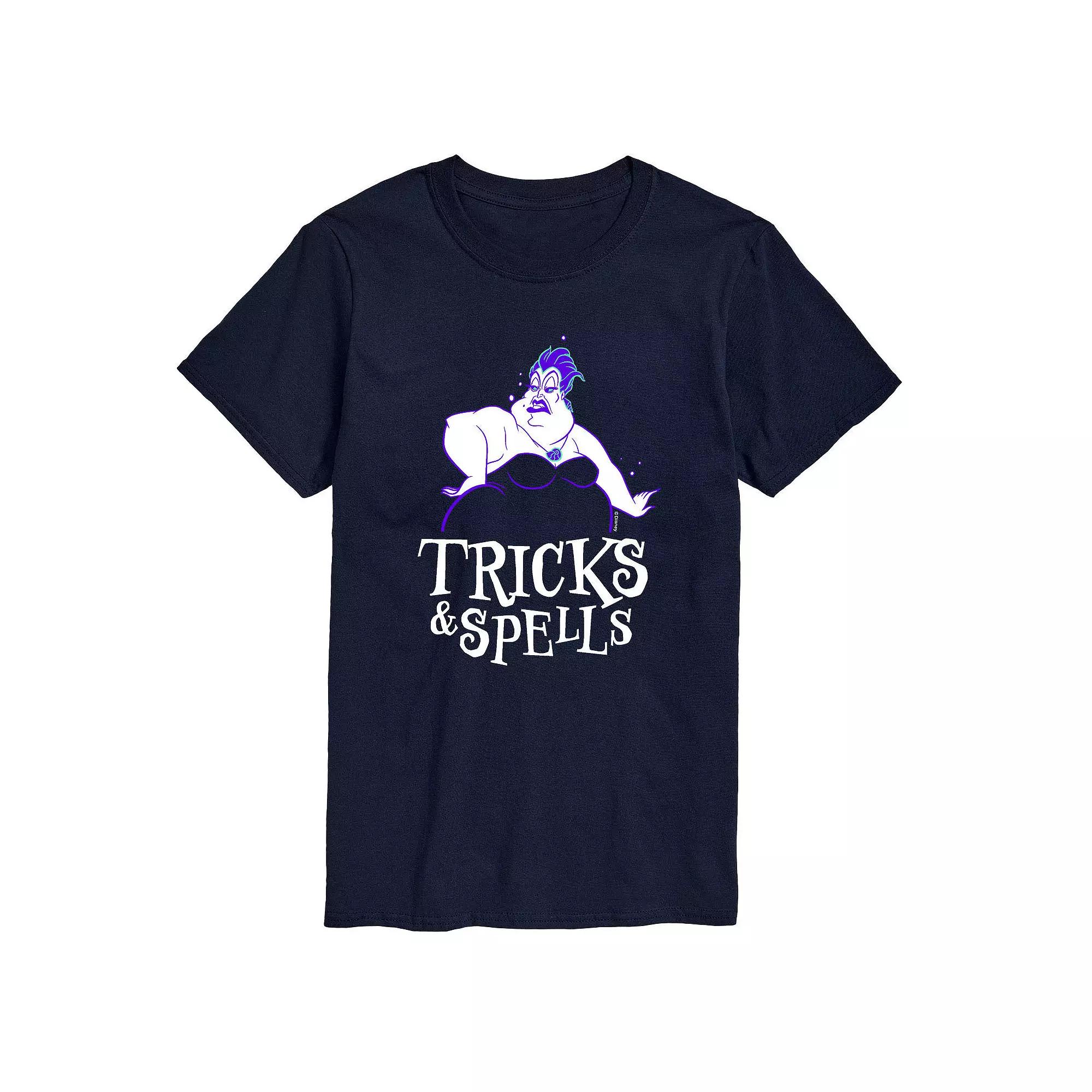 Disney Villains Little Mermaid Ursula Men's Tricks Spells Graphic Tee,  Product Image