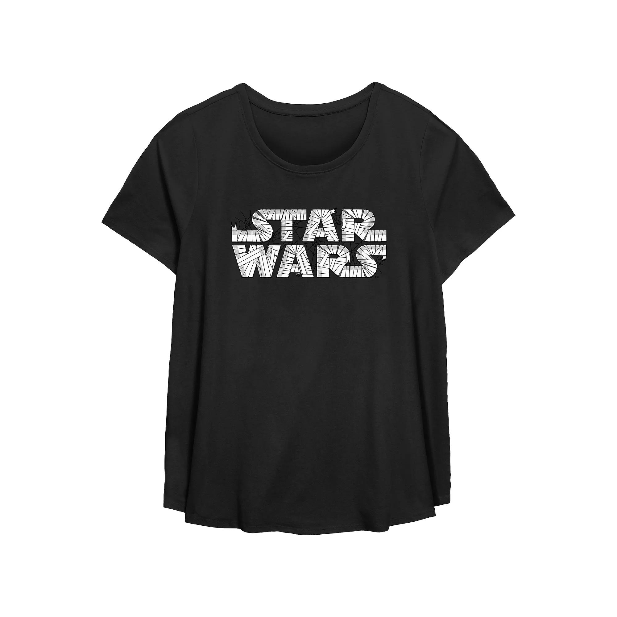 Plus Size Wicked Bright Logo Flowy Graphic Tee, Women's, Size: 1XL, Black Product Image