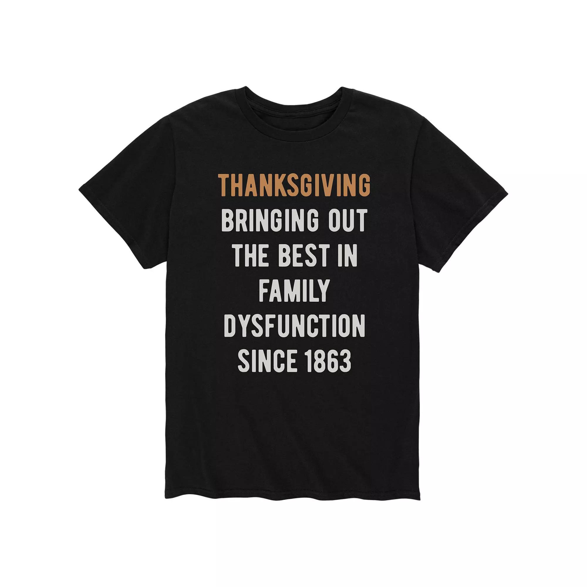 Big & Tall Family Dysfunction Tee, Men's,  Product Image