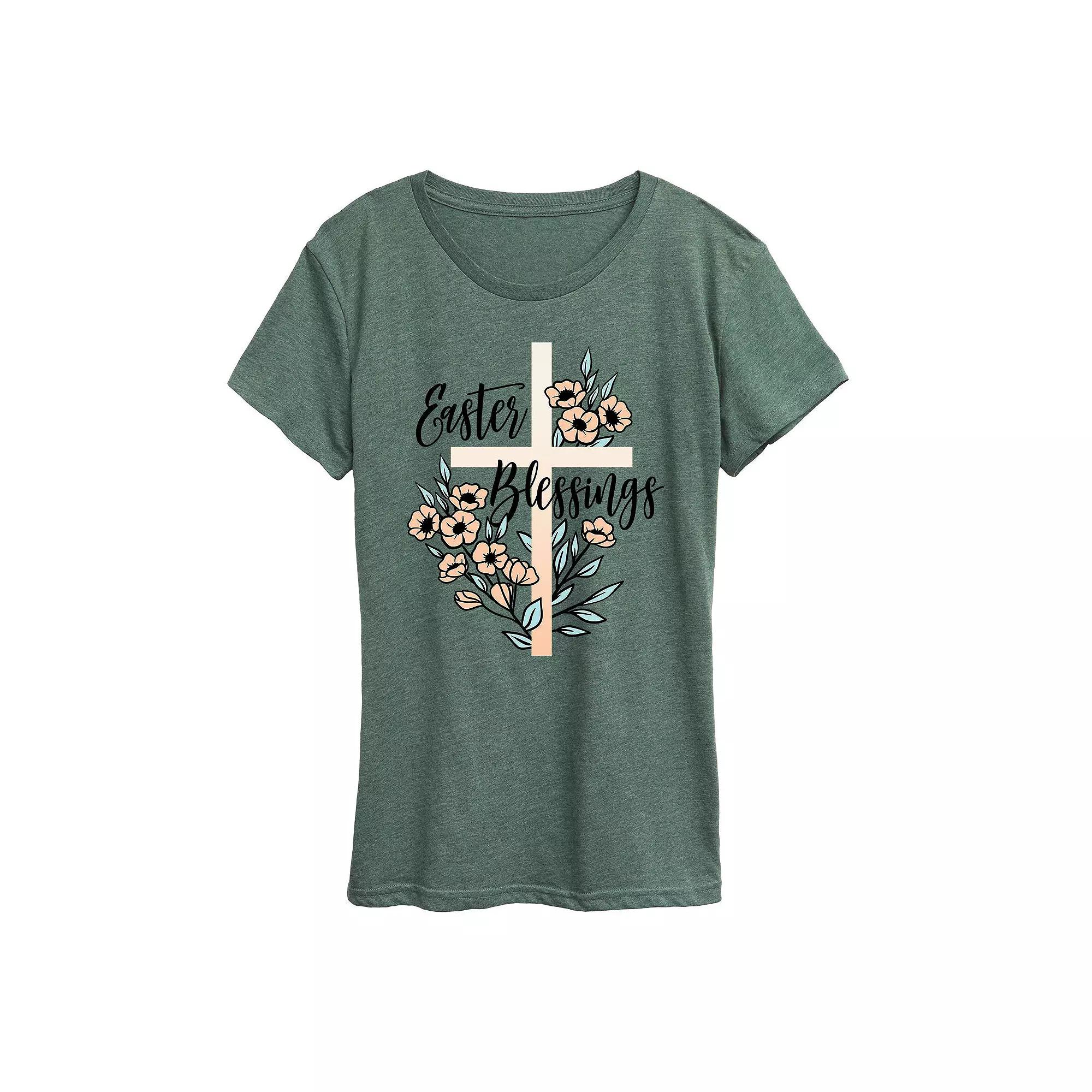 Women's Easter Blessings Graphic Tee,  Product Image