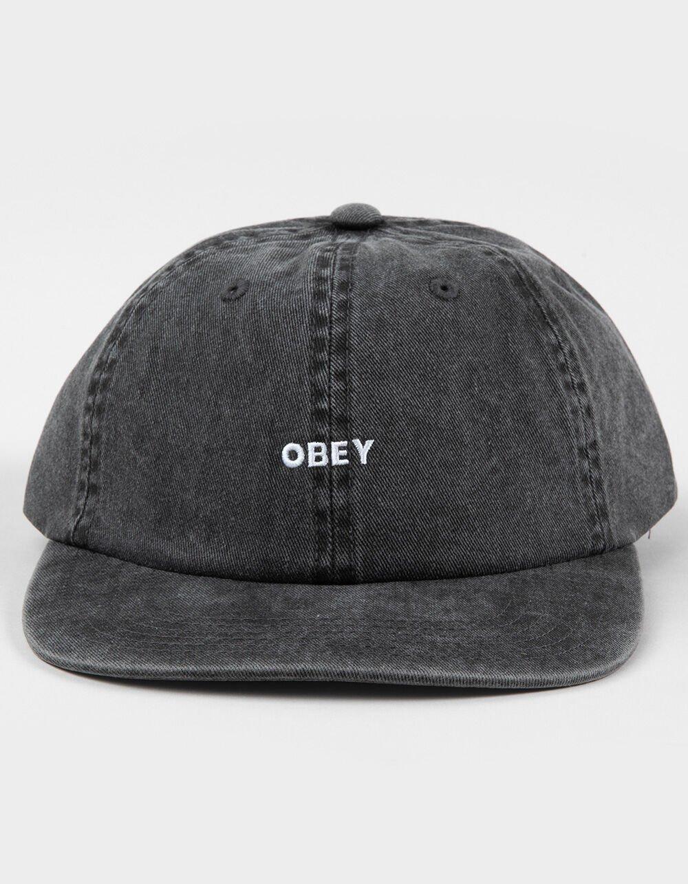 OBEY Pigment Bold 6 Panel Strapback Hat - LT GREEN Product Image
