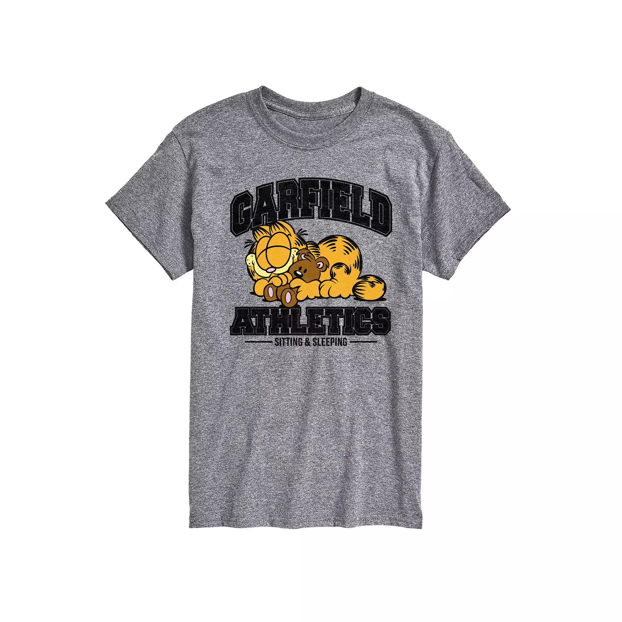 Men's Garfield Sleeping Athletics Graphic Tee,  Product Image