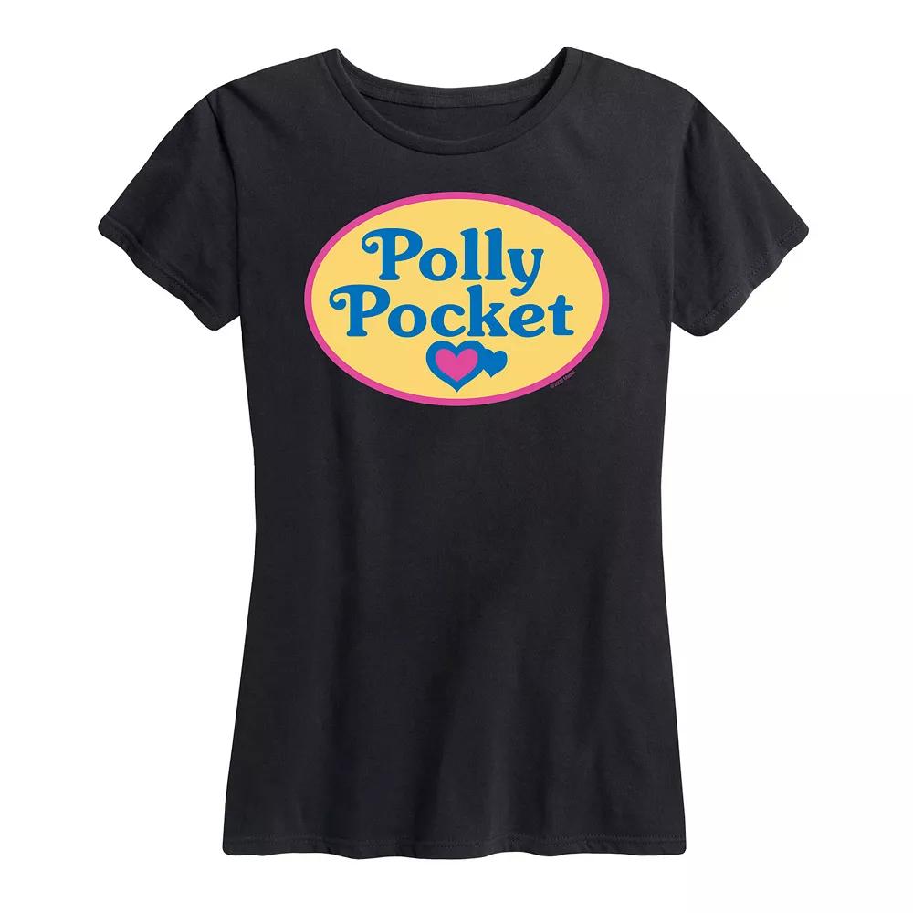 Women's Polly Pocket Color Logo Graphic Tee,  Product Image