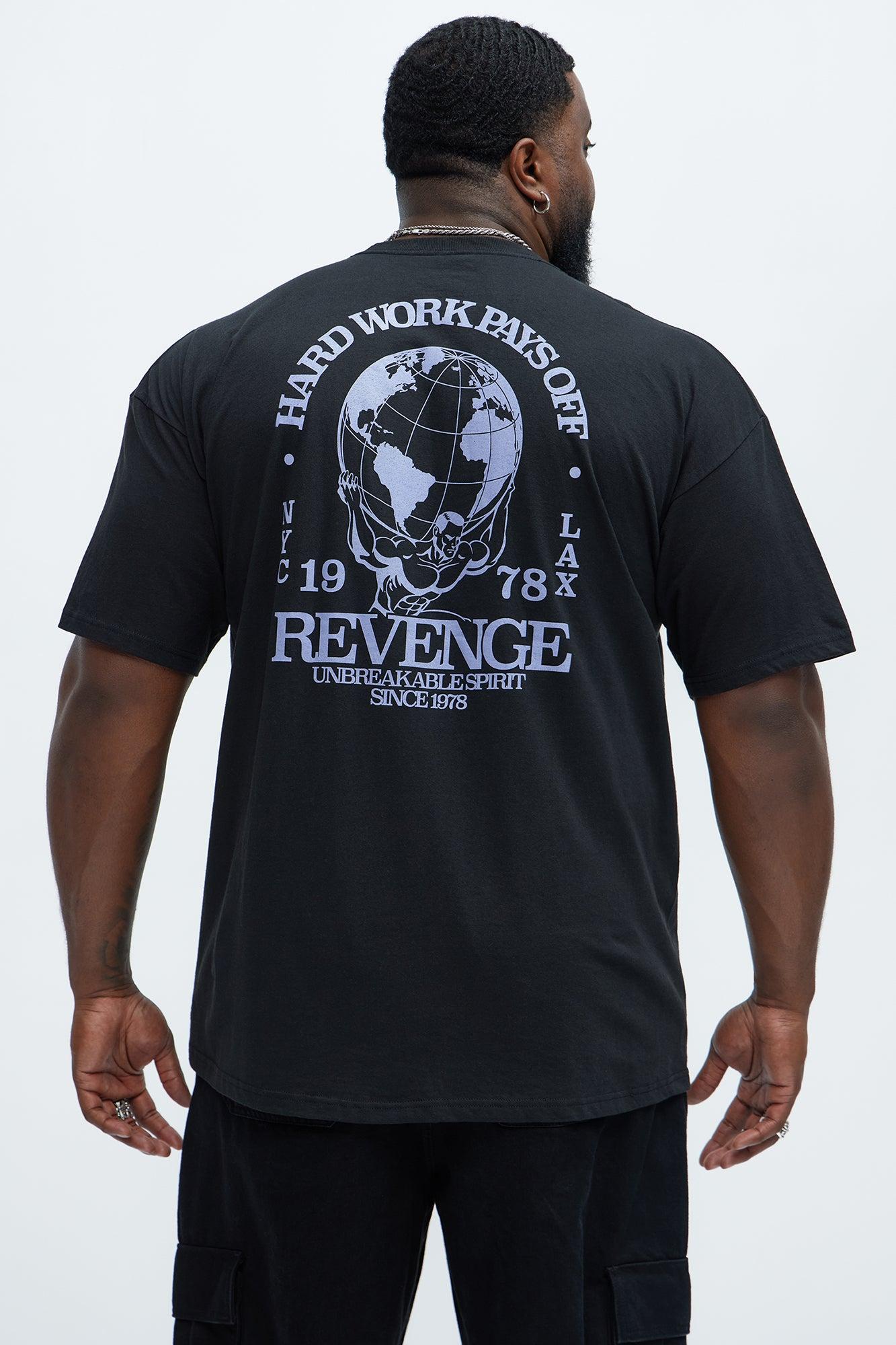 Hard Work Pays Off Short Sleeve Tee - Black Product Image