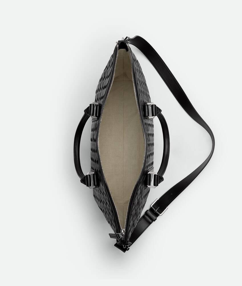 Men's Intrecciato Soft Briefcase in Black Product Image