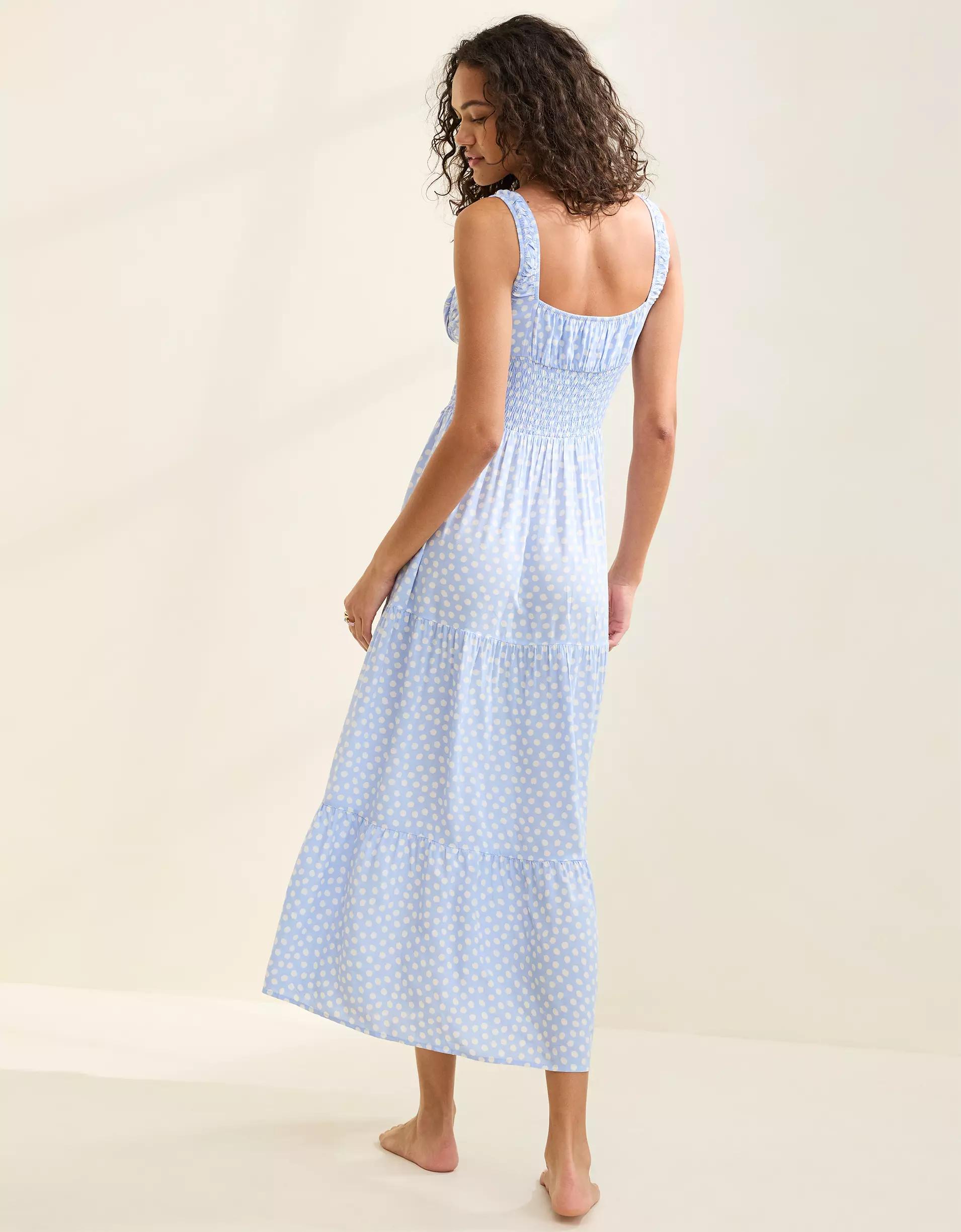 Aerie Polka Dot Maxi Dress Product Image