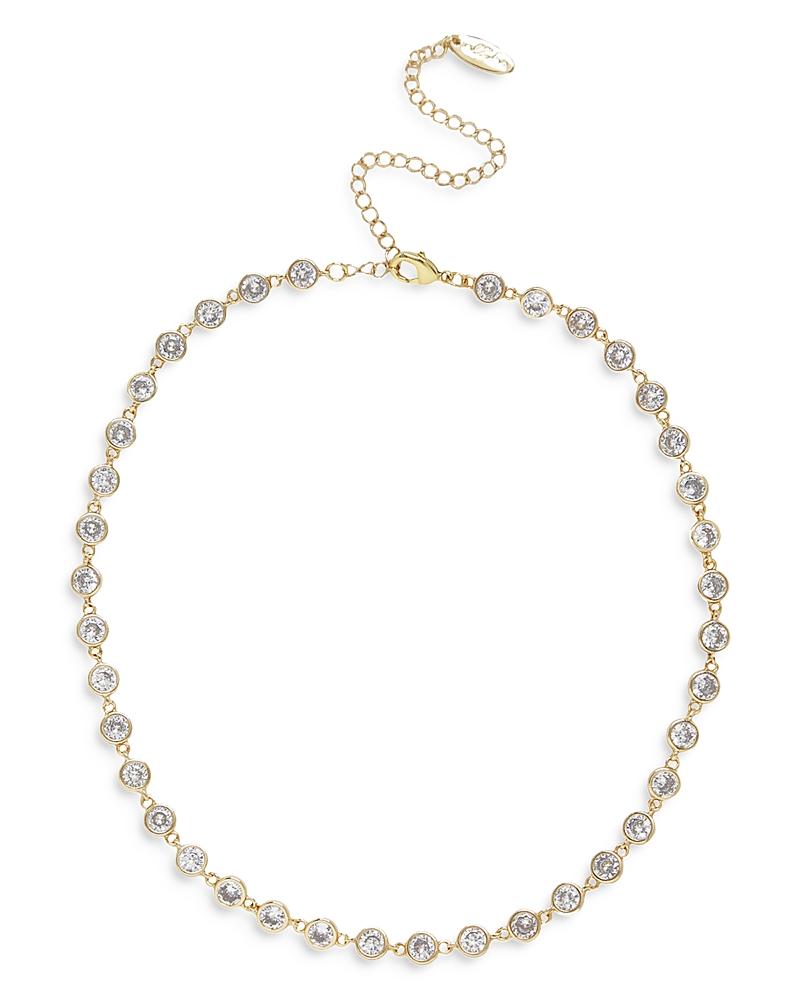 Ettika Bezel Choker Necklace in 18K Gold Plate, 12 Product Image