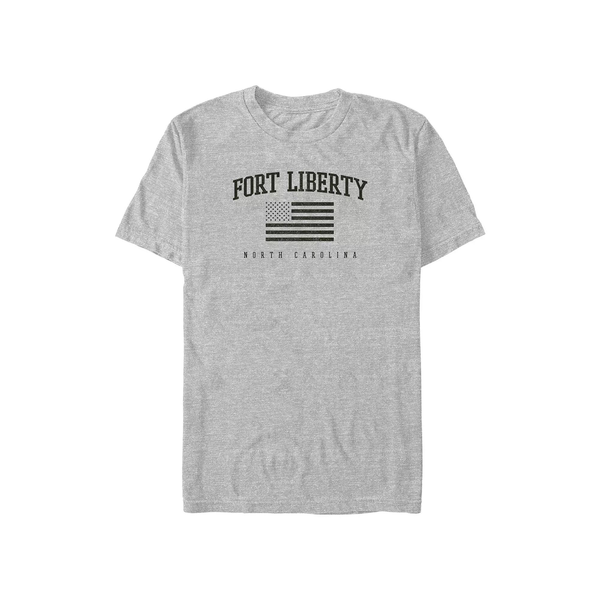 Big & Tall Fort Liberty USA Flag N.C. Graphic Tee, Men's,  Product Image