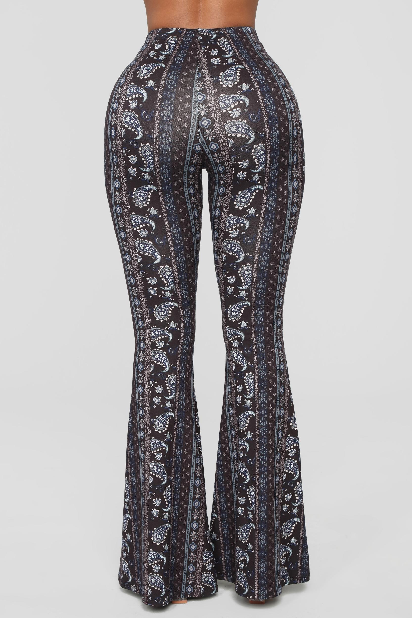 Astrid Flare Pants - Black/combo Product Image