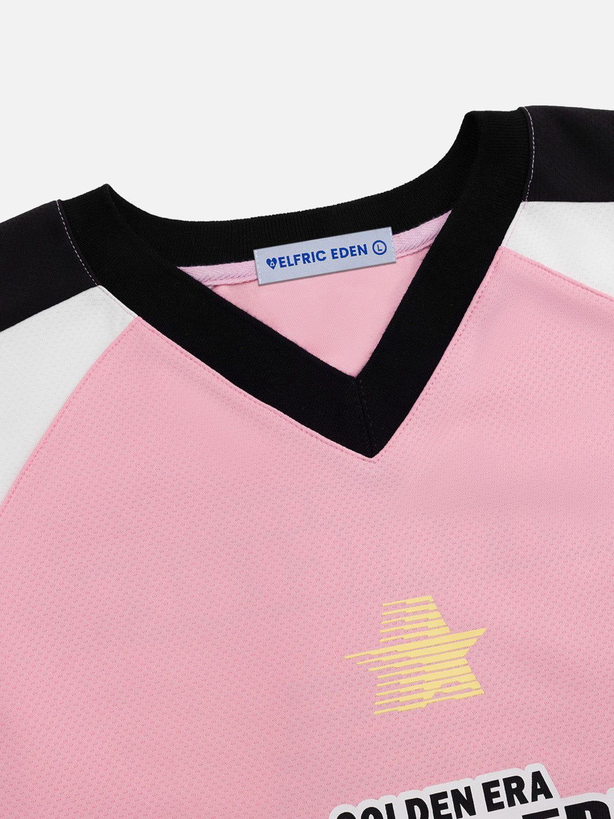 Aelfric Eden Color Blocking Raglan Sleeve Tee Product Image