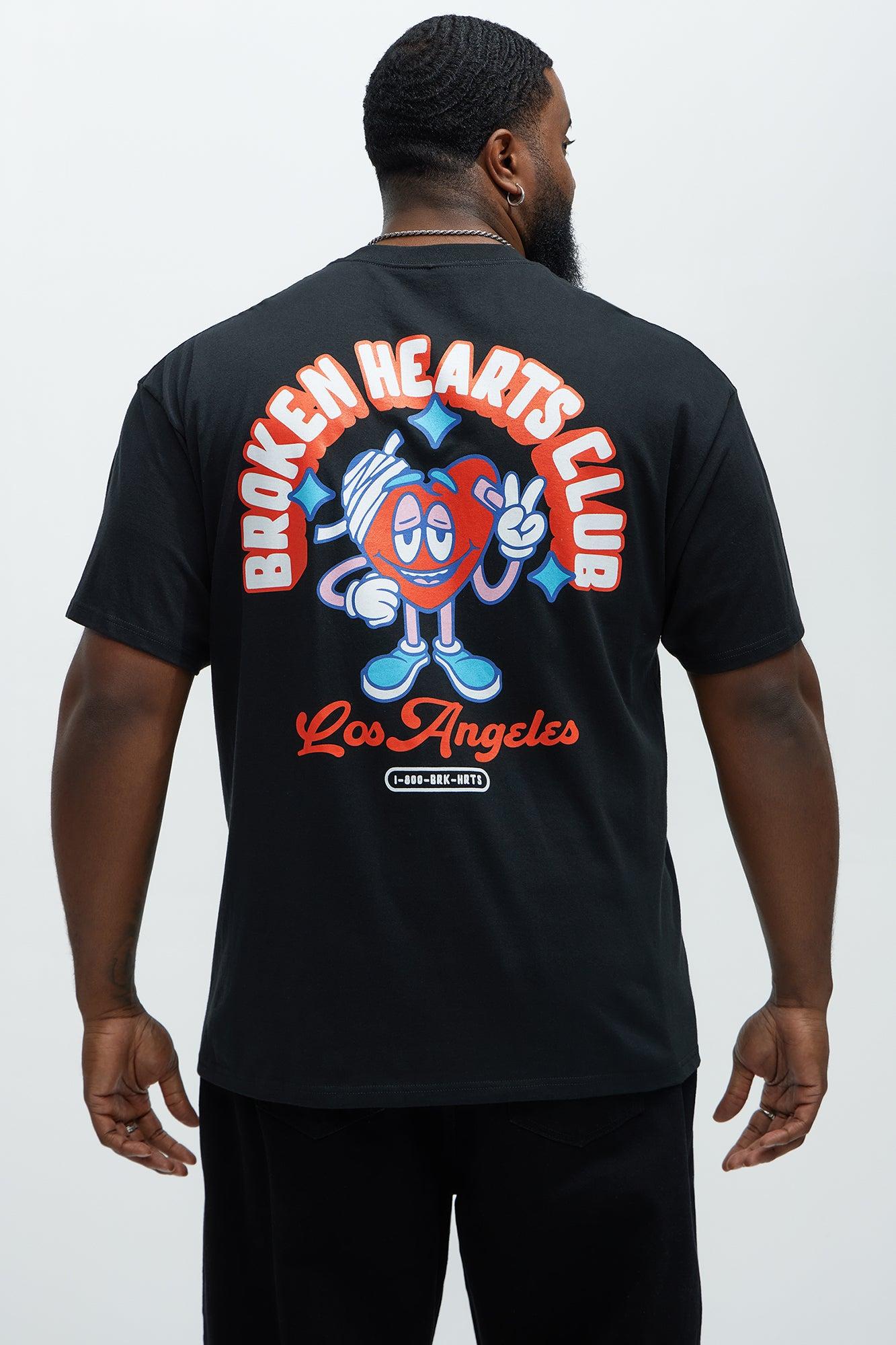 Broken Hearts Club LA Short Sleeve Tee - Black Product Image