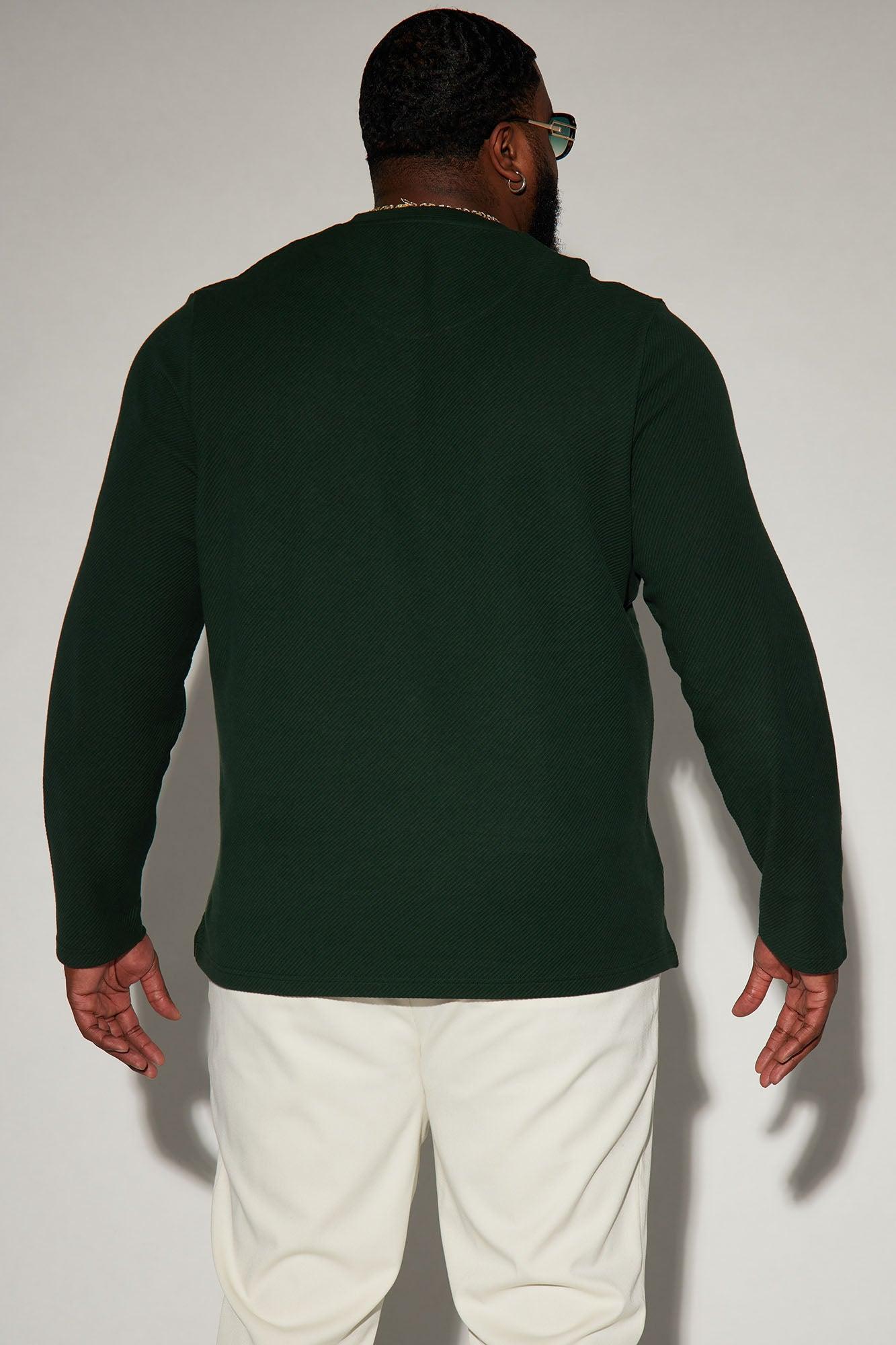 Composed Long Sleeve Tee - Hunter Product Image