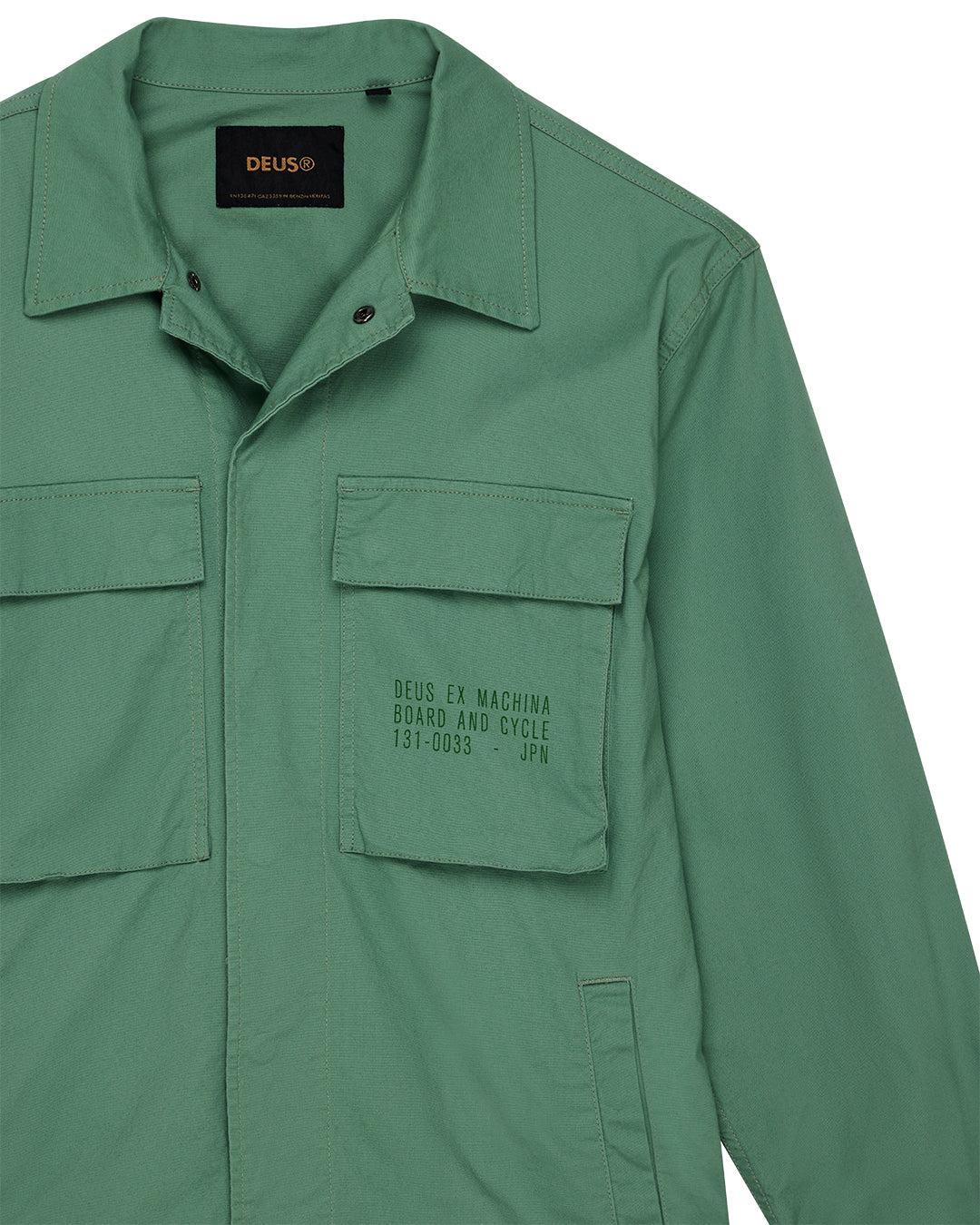 Tommy Poplin Surf Shirt - Shale Green Product Image