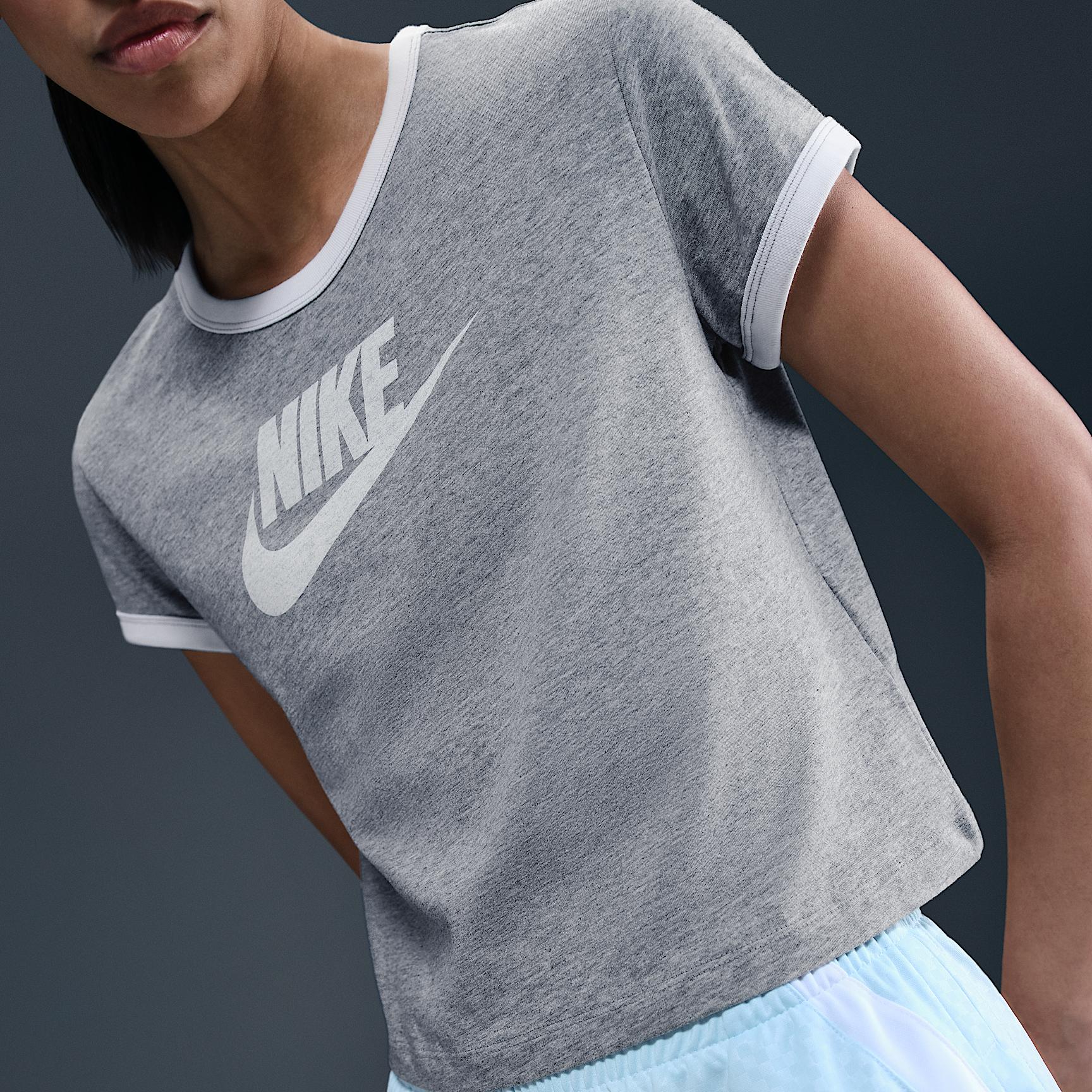 Womens Nike Sportswear Graphic Ringer T-Shirt | IF4072-063 Product Image