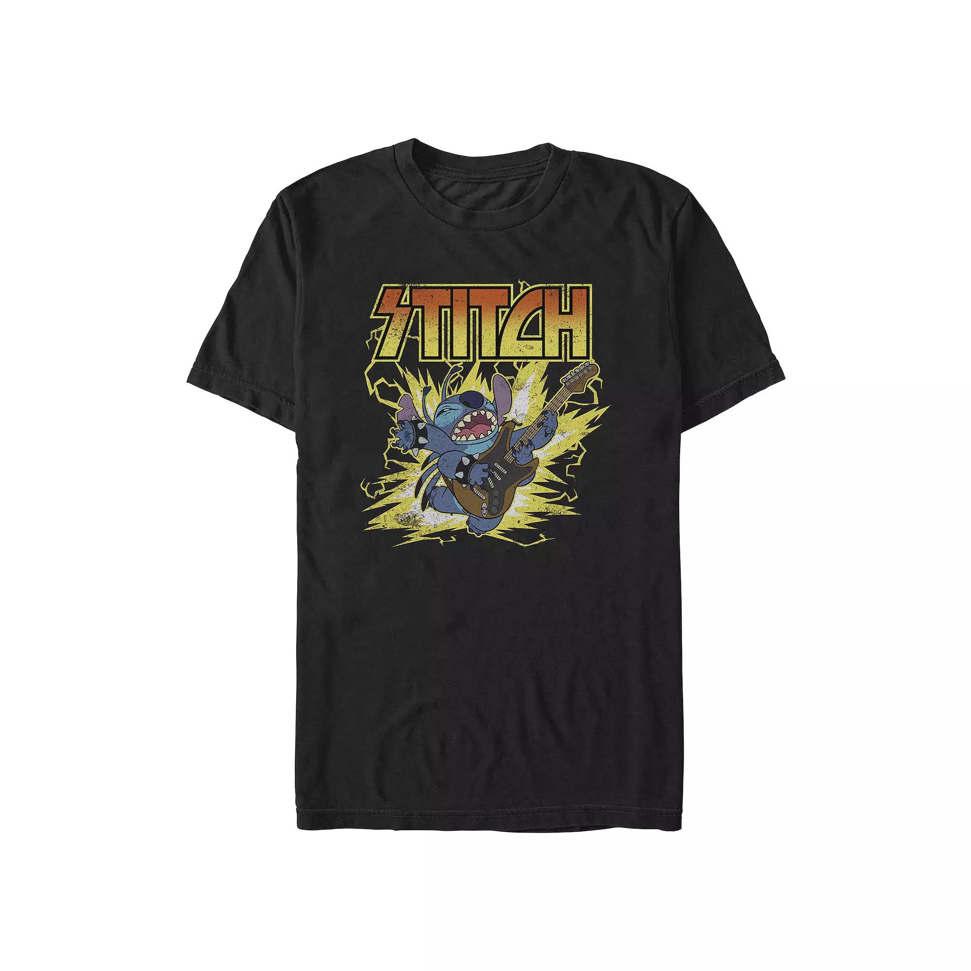 Disney's Lilo & Stitch Electric Stitch Men's Graphic Tee,  Product Image