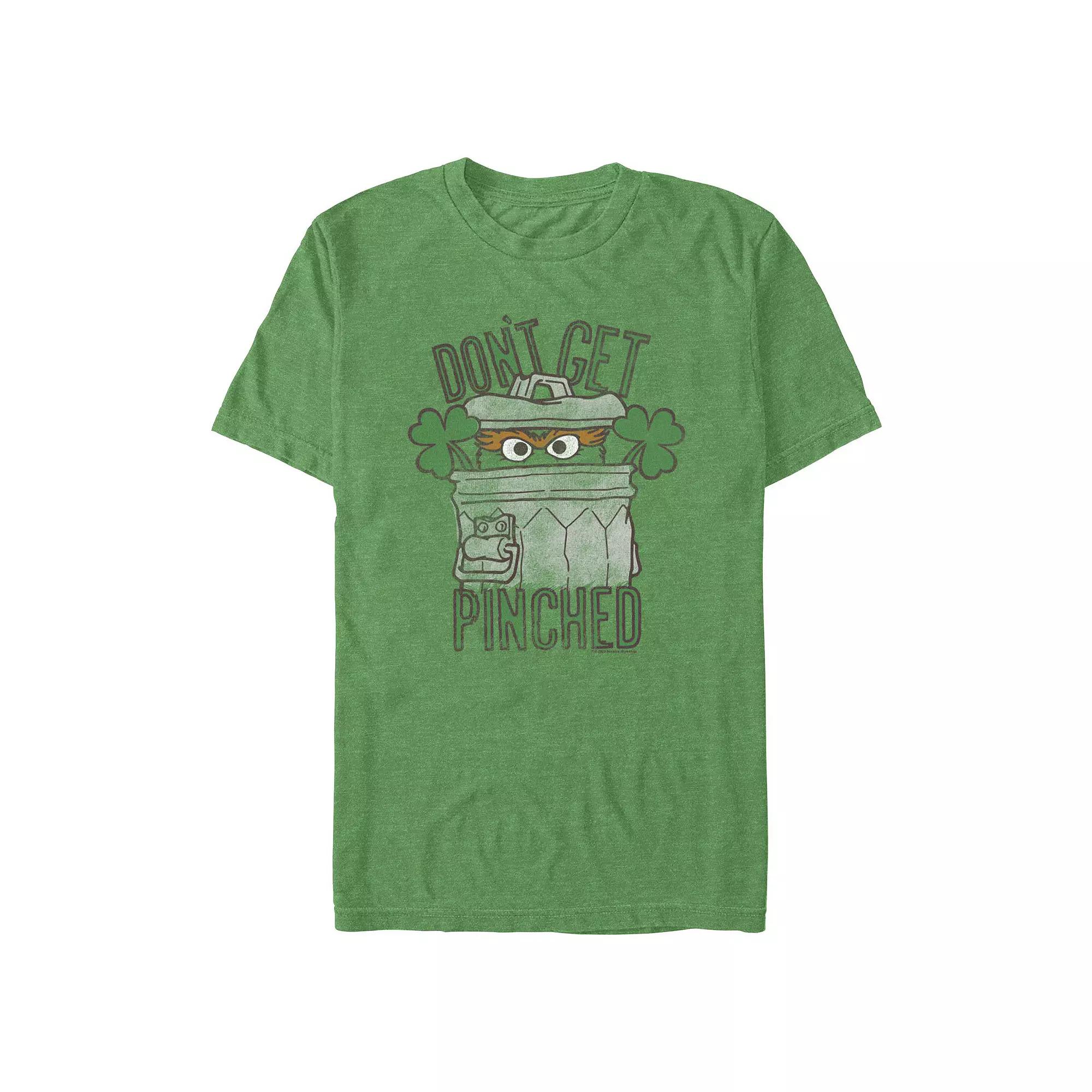 Big & Tall Sesame Street Oscar Don't Get Pinched Graphic Tee, Men's,  Product Image