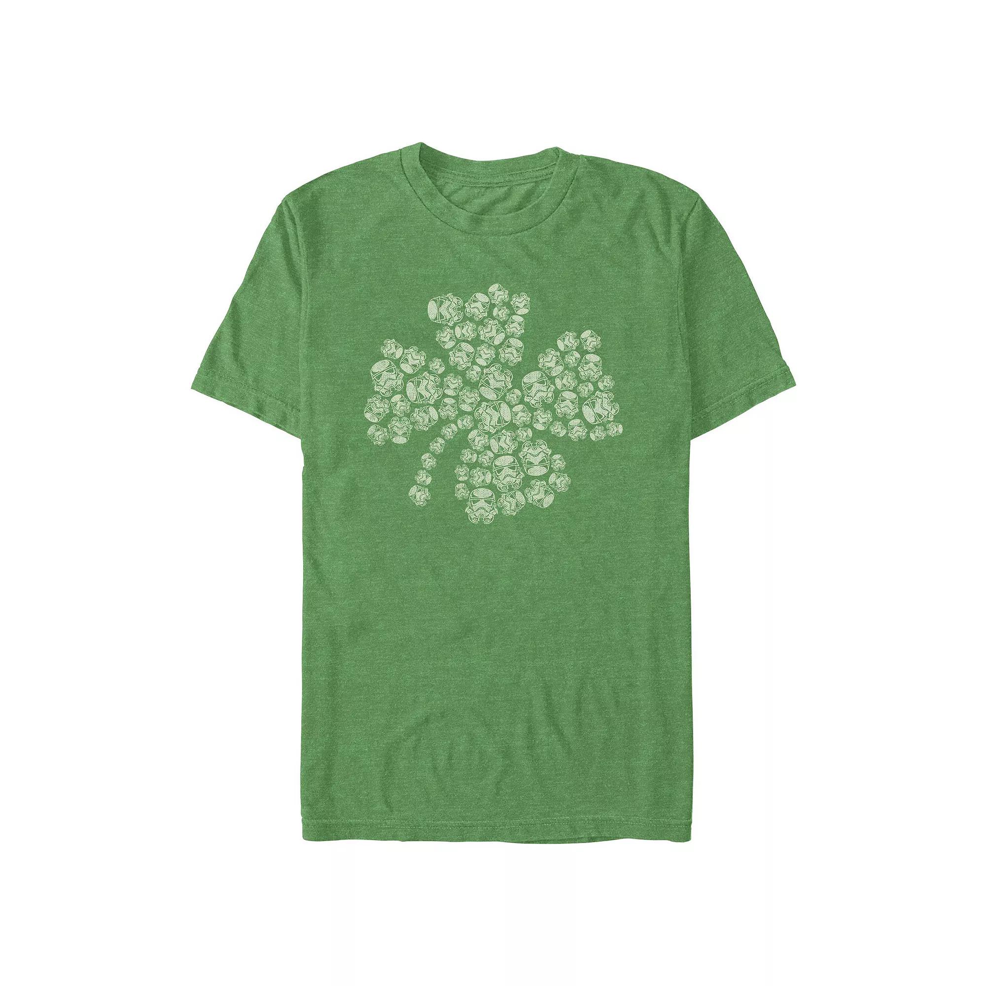 Big & Tall Star Wars Trooper Clover Graphic Tee, Men's, Size: XL Tall, Kelly Grey Product Image