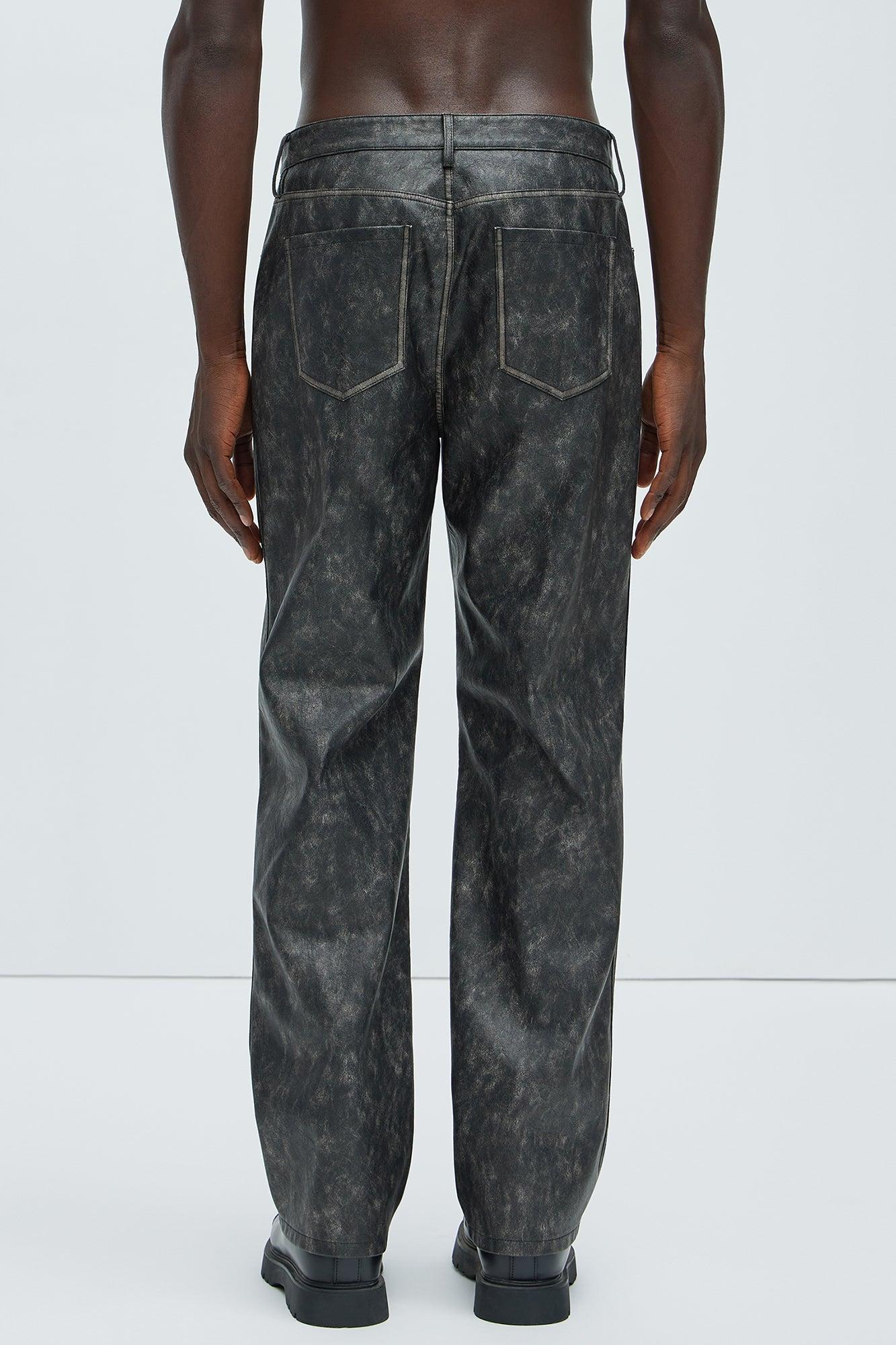 Marley Wash Straight Pants - Black/combo Product Image