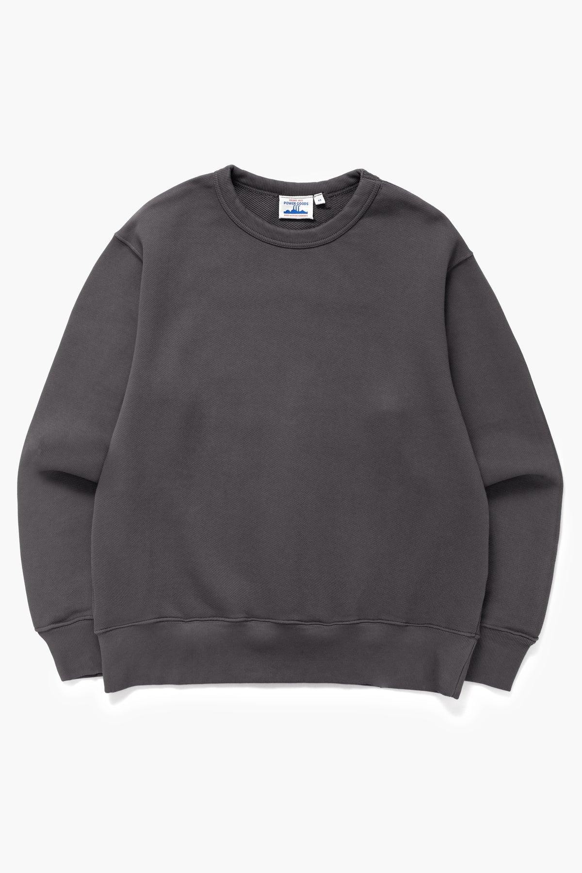 Power Goods - Loopback Crewneck - Washed Black Product Image