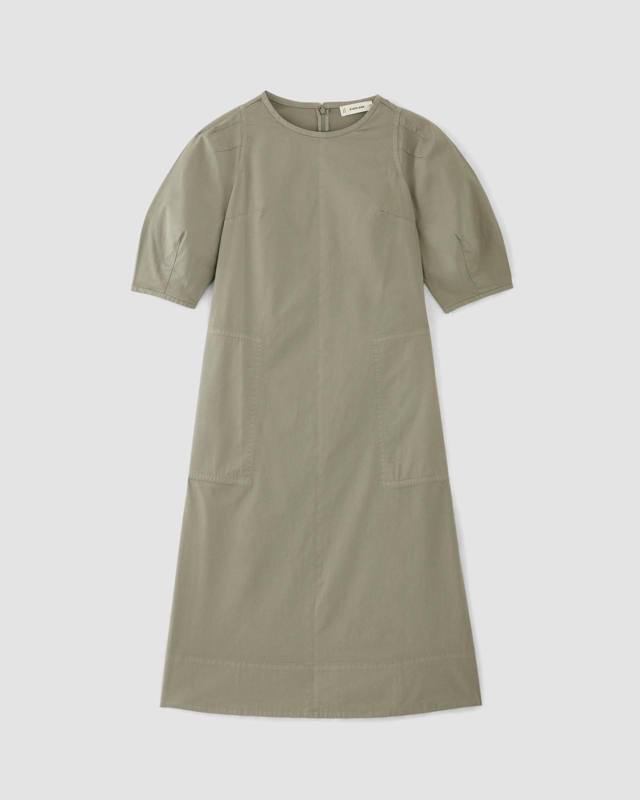 Womens Short-Sleeve Puff Midi Dress by Everlane Product Image