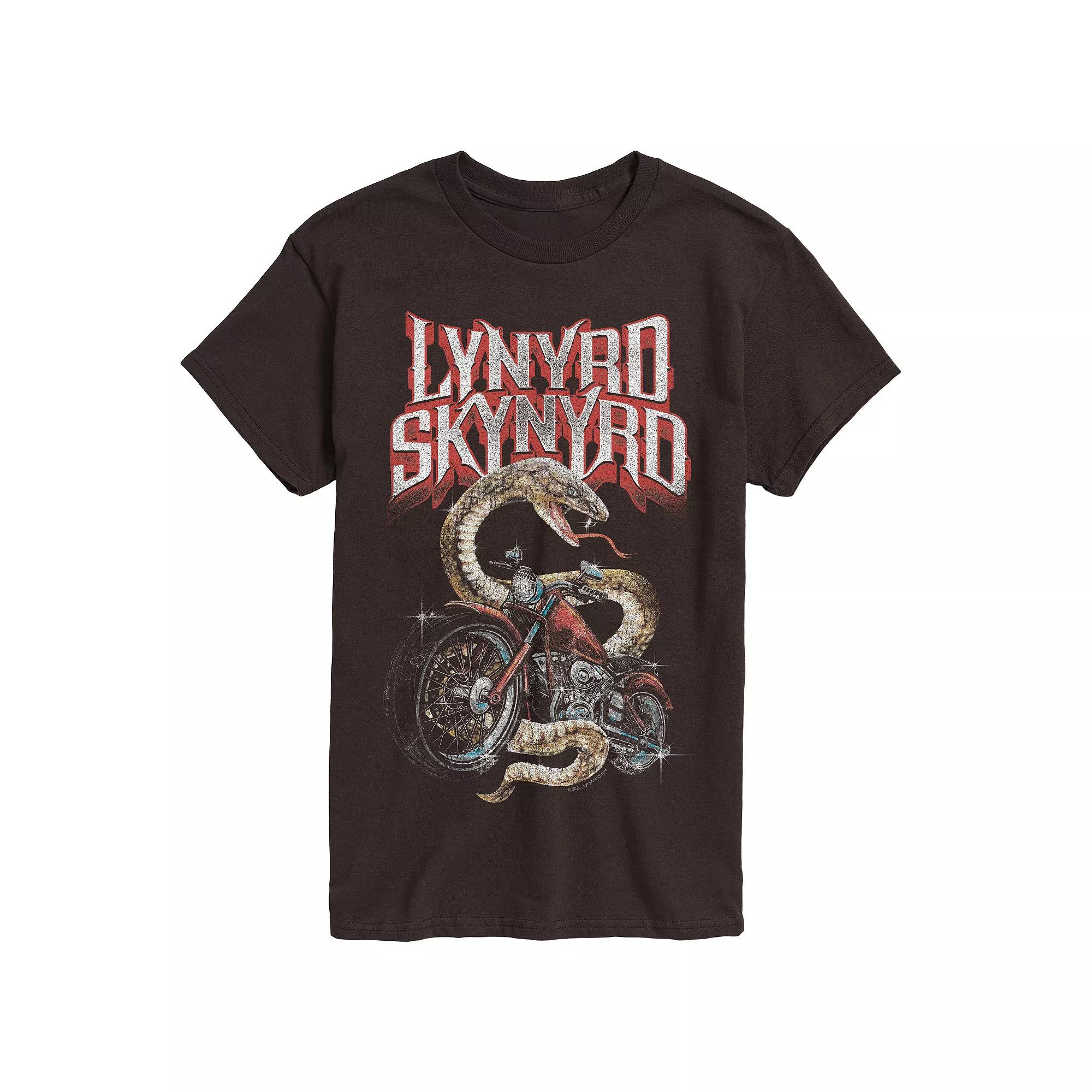 Men's Lynyrd Skynyrd Snake & Motorcycle Distressed Graphic Tee,  Product Image