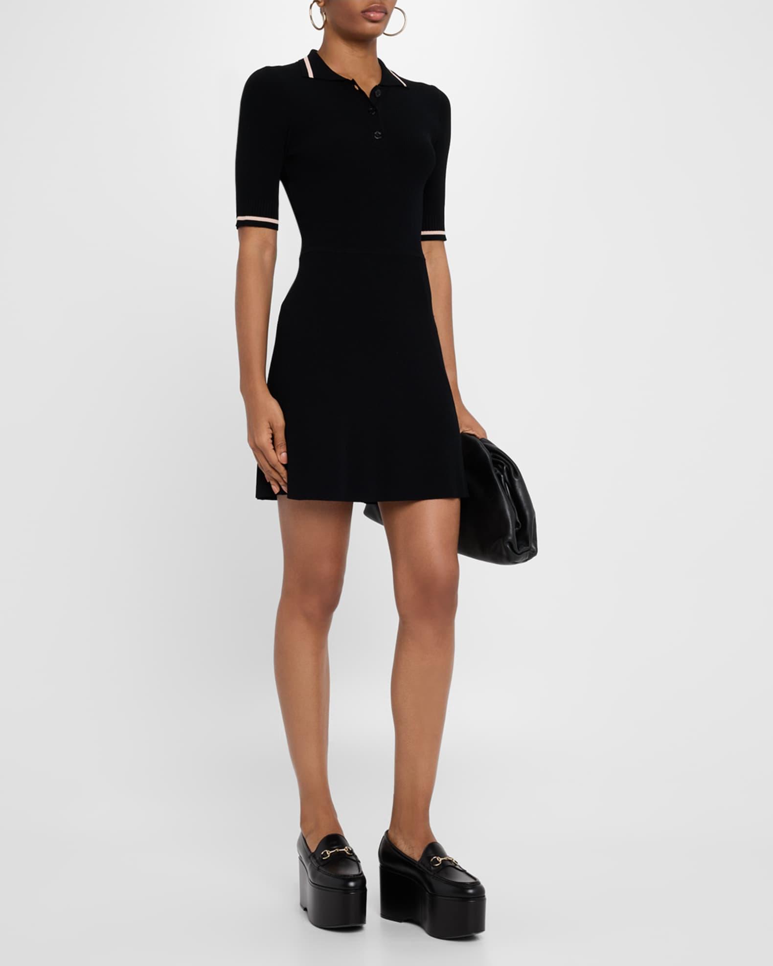 Short-Sleeve Mini Polo Dress Product Image