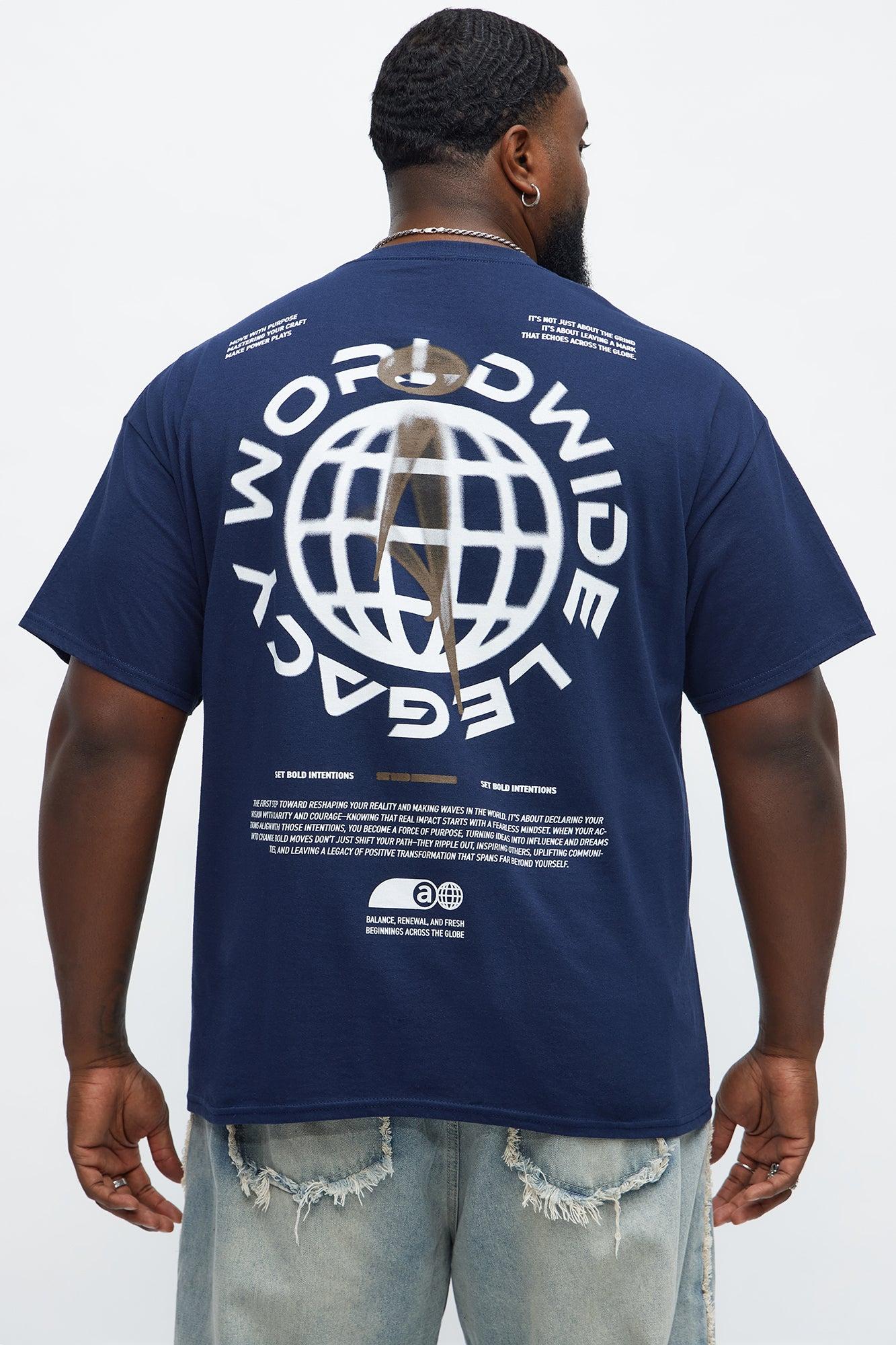 Worldwide Legacy Forever Short Sleeve Tee - Navy Male Product Image
