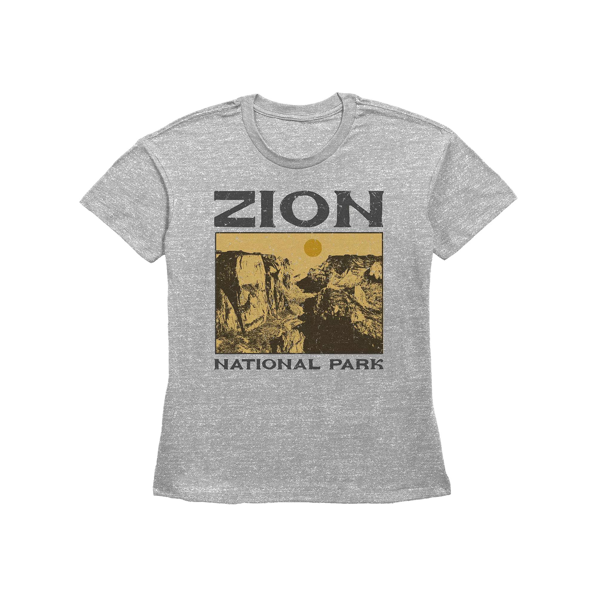 Women's Fifth Sun Zion National Park Landscape Short Sleeve Graphic Tee, Girl's,  Product Image