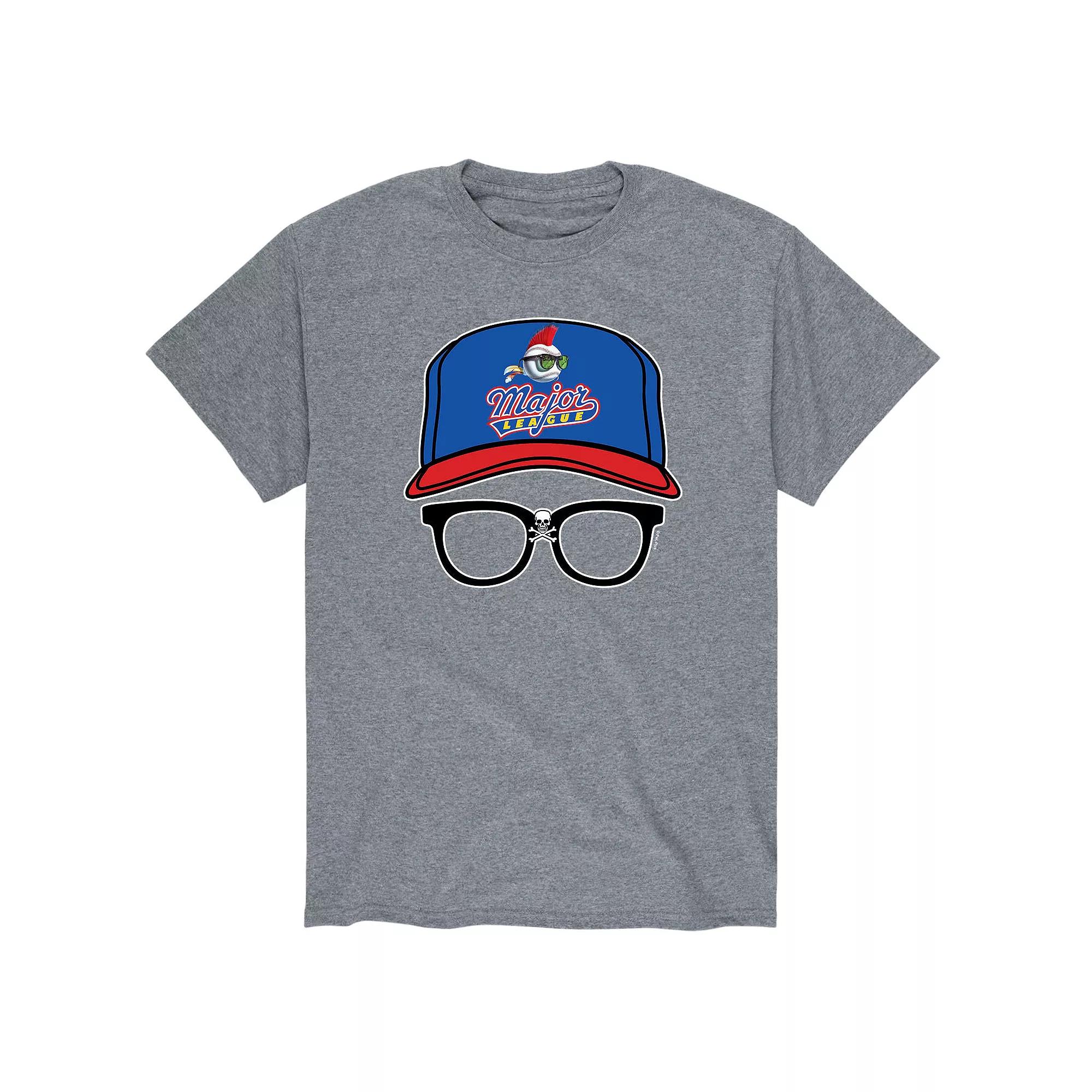 Men's Major League Cap & Glasses Baseball Tee,  Product Image