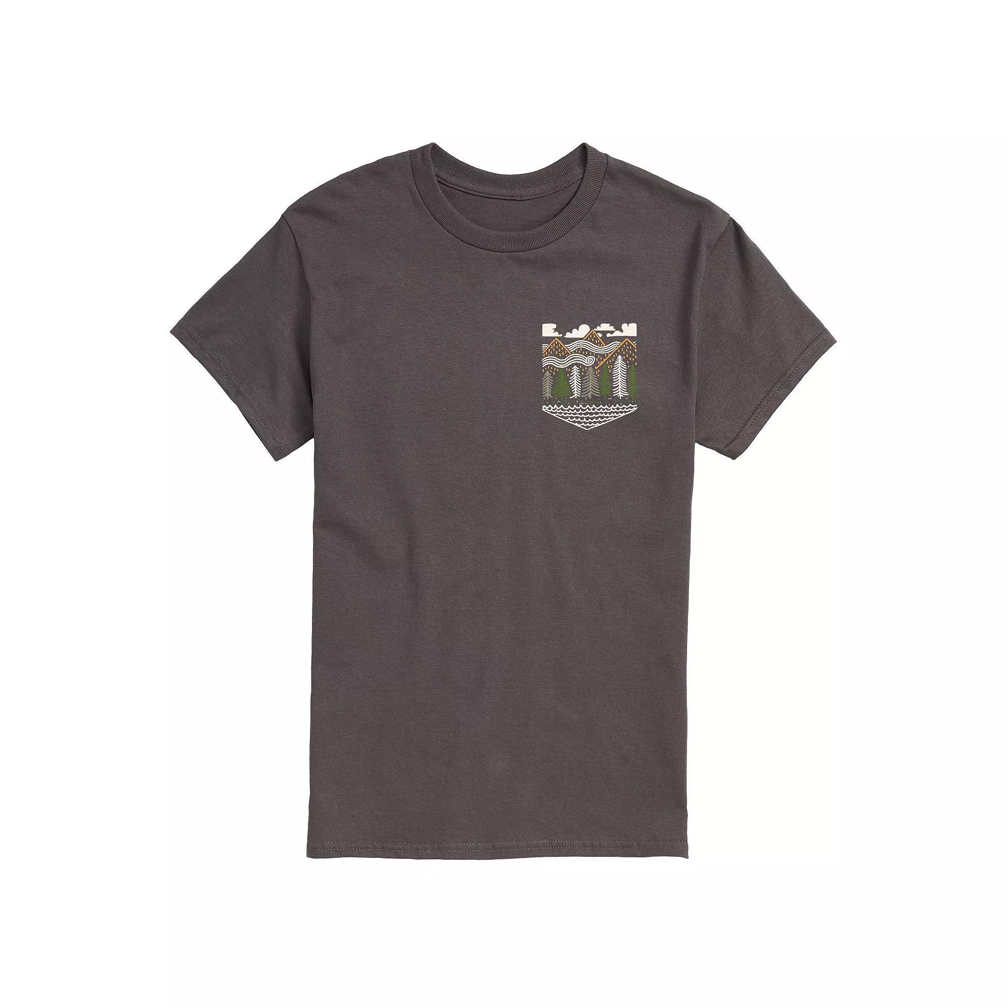 Men's Mountain Line Art Tee,  Product Image