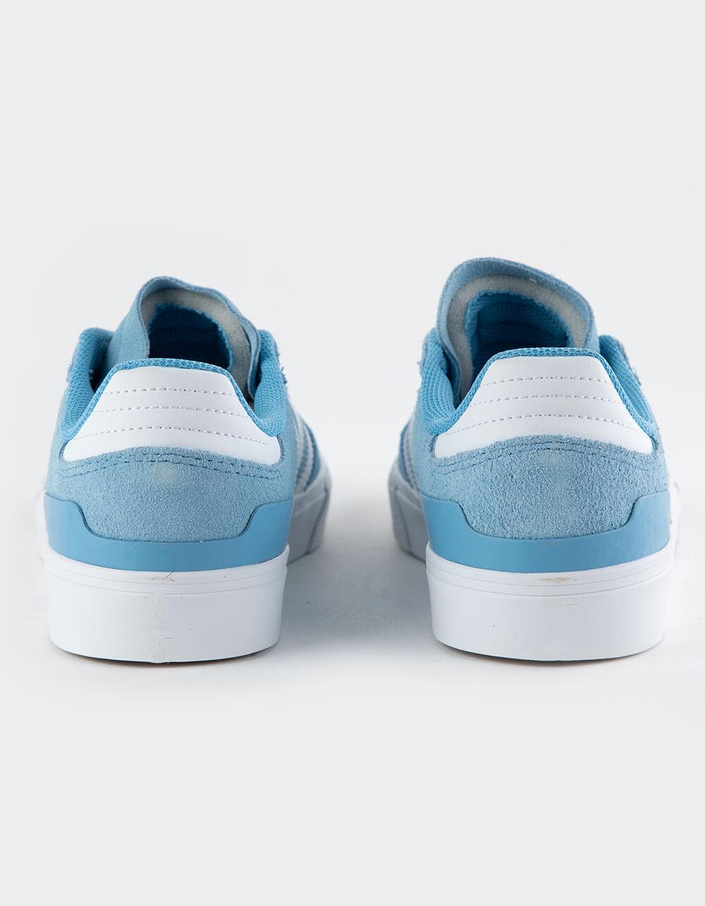 ADIDAS Busenitz Vulc II Skate Shoes - LT BLUE/WHITE Product Image