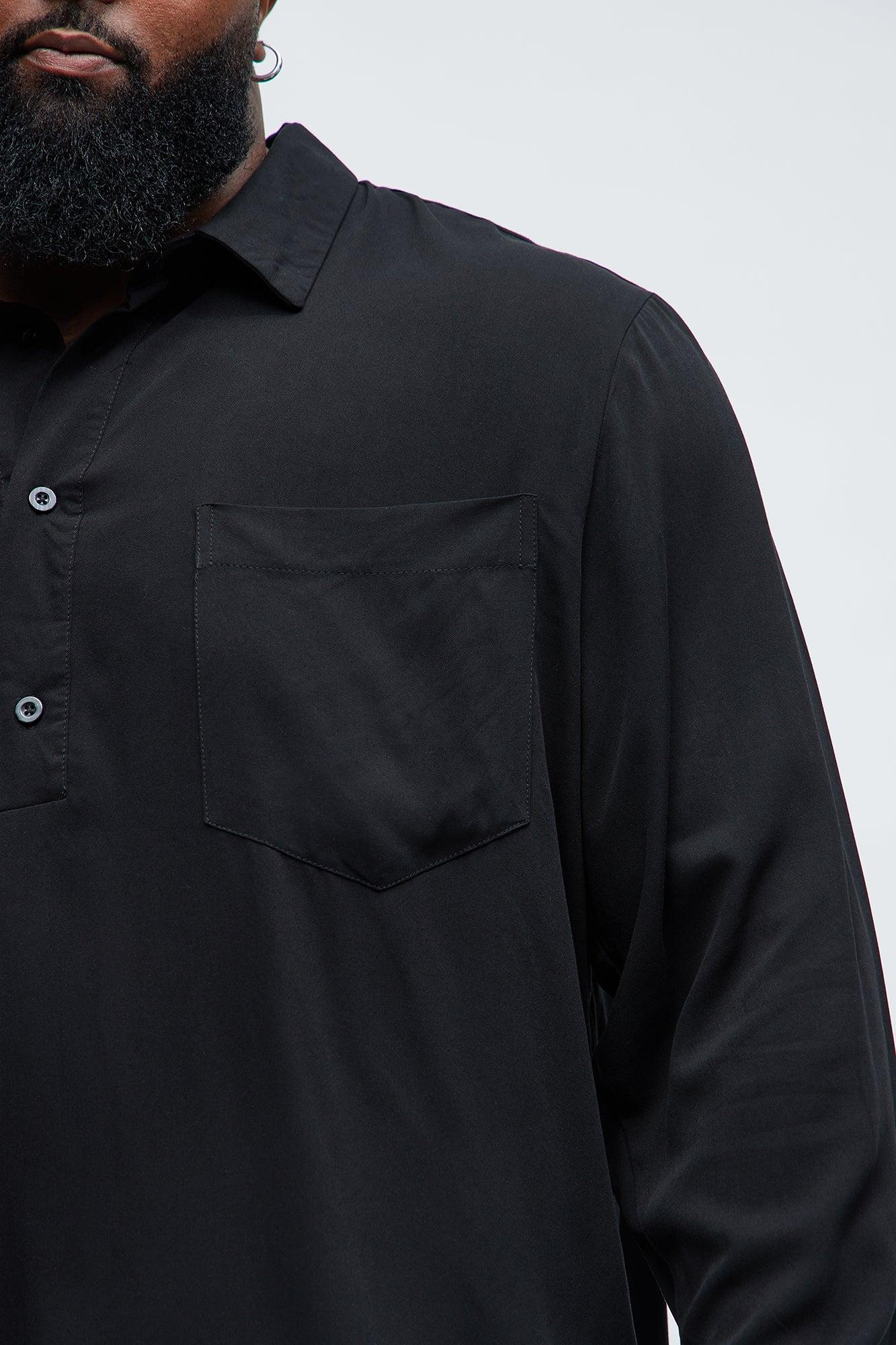 Easy Popover Shirt - Black Product Image