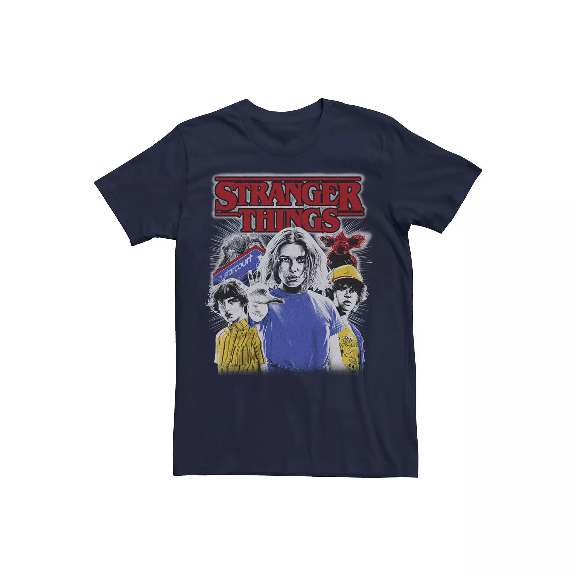Men's Stranger Things Eleven Poster Graphic Tee, Size: Medium, Blue Product Image