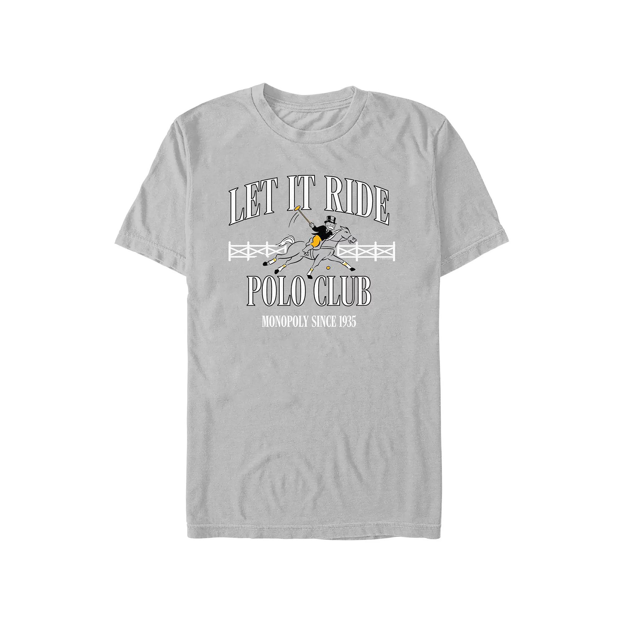 Men's Monopoly Let It Ride Polo Club Graphic Tee,  Product Image