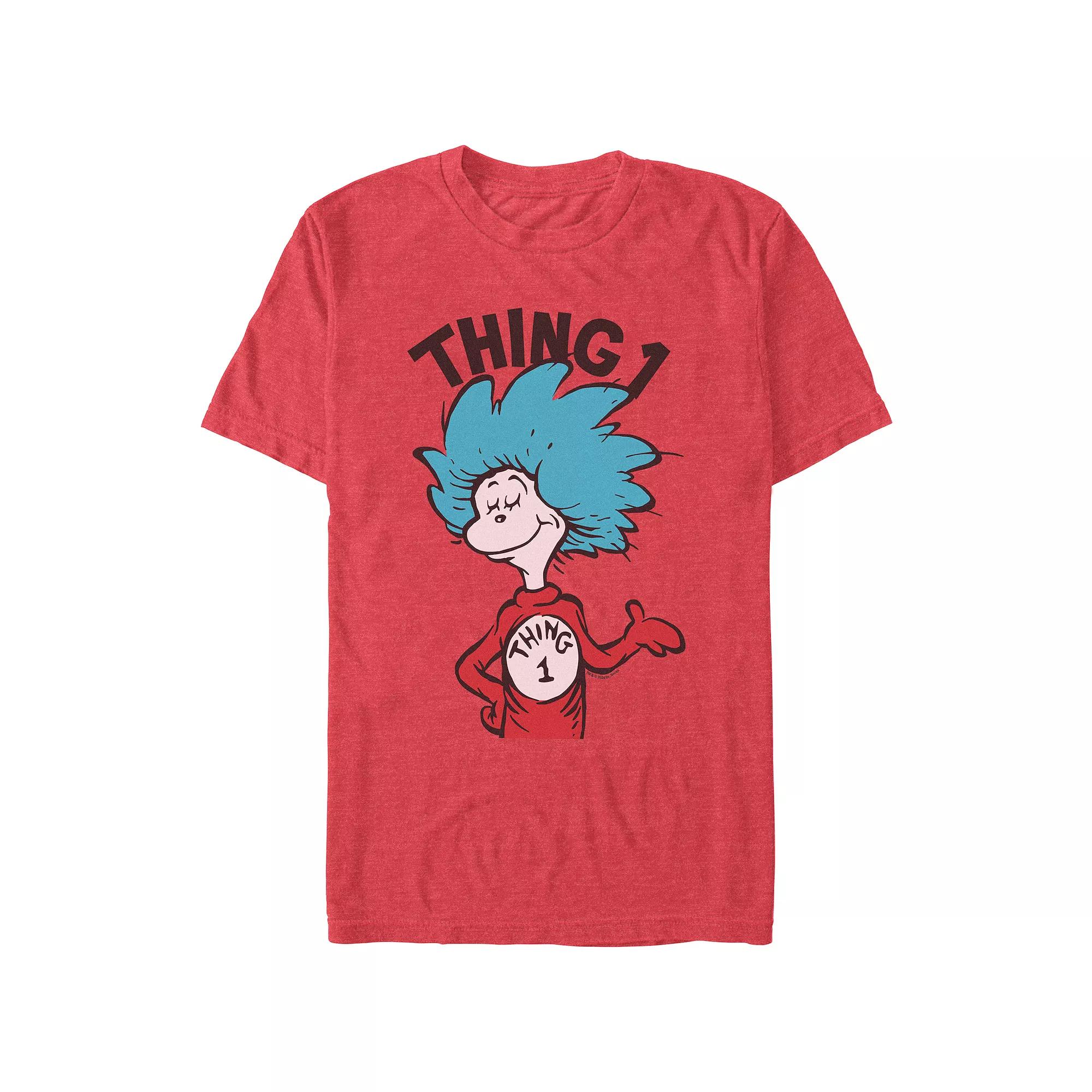 Big & Tall Dr. Seuss Thing 1 Graphic Tee, Men's,  Product Image