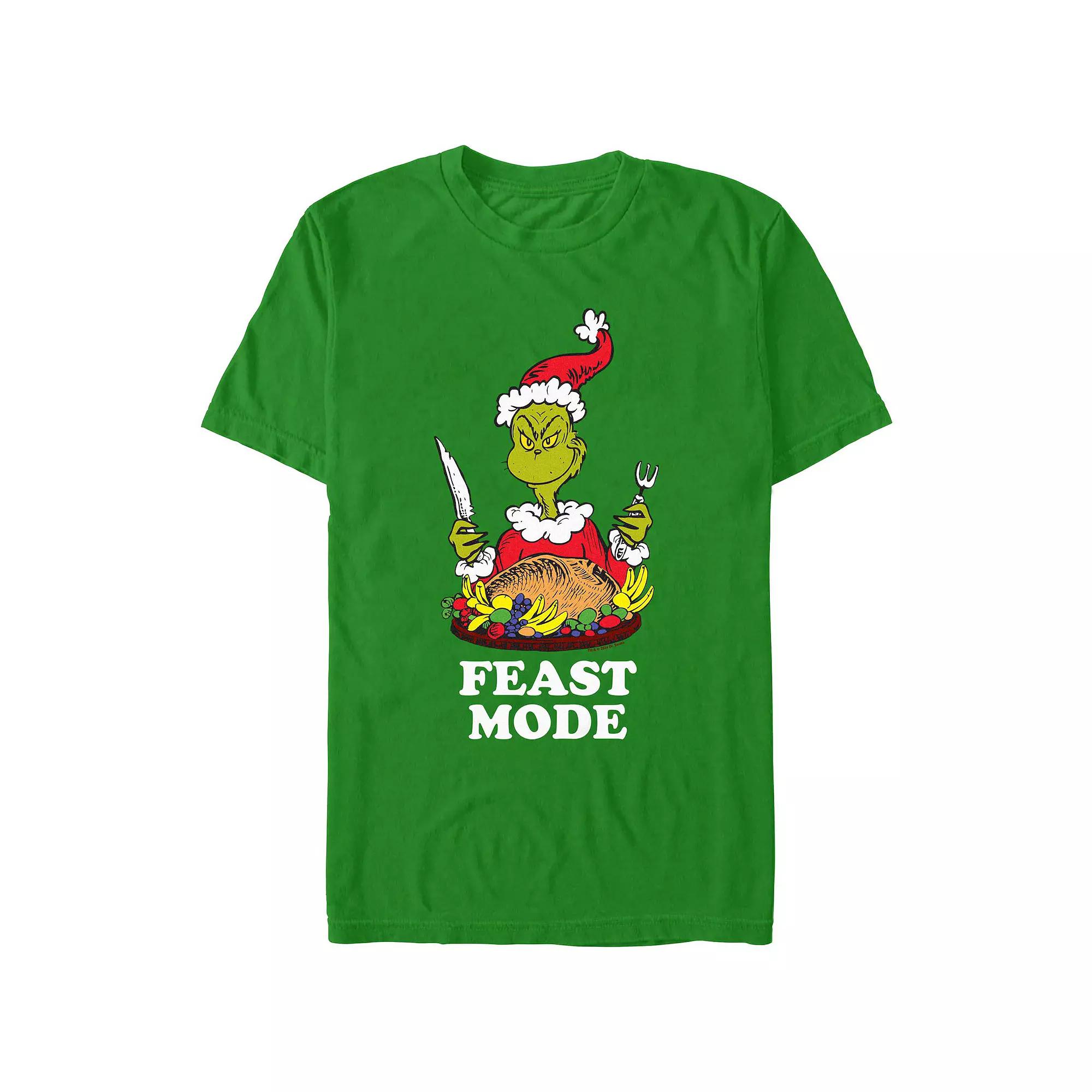 Men's Dr. Seuss Grinch Feast Mode Graphic Tee,  Product Image
