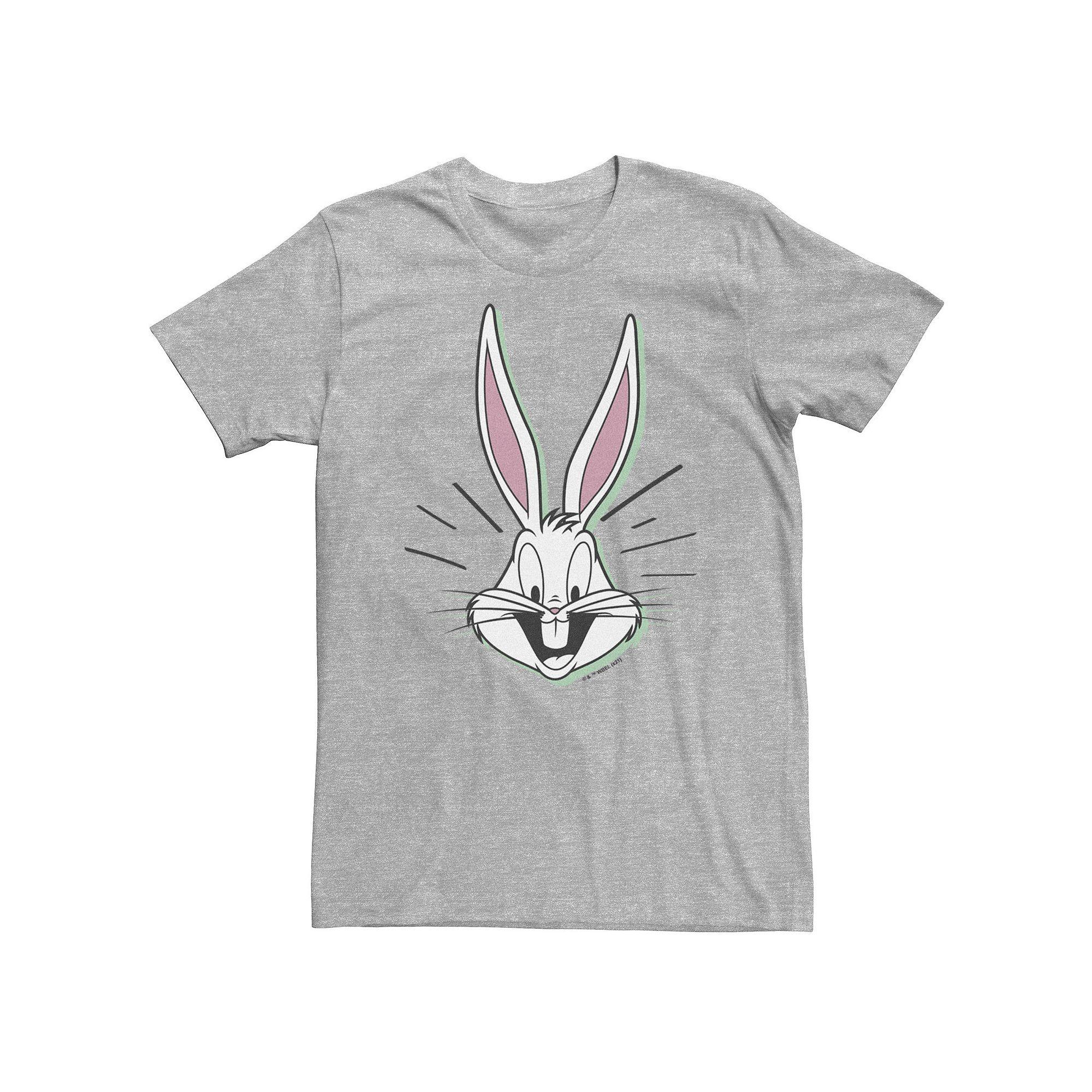 Big & Tall Looney Tunes Bugs Bunny Big Face Tee, Men's,  Product Image
