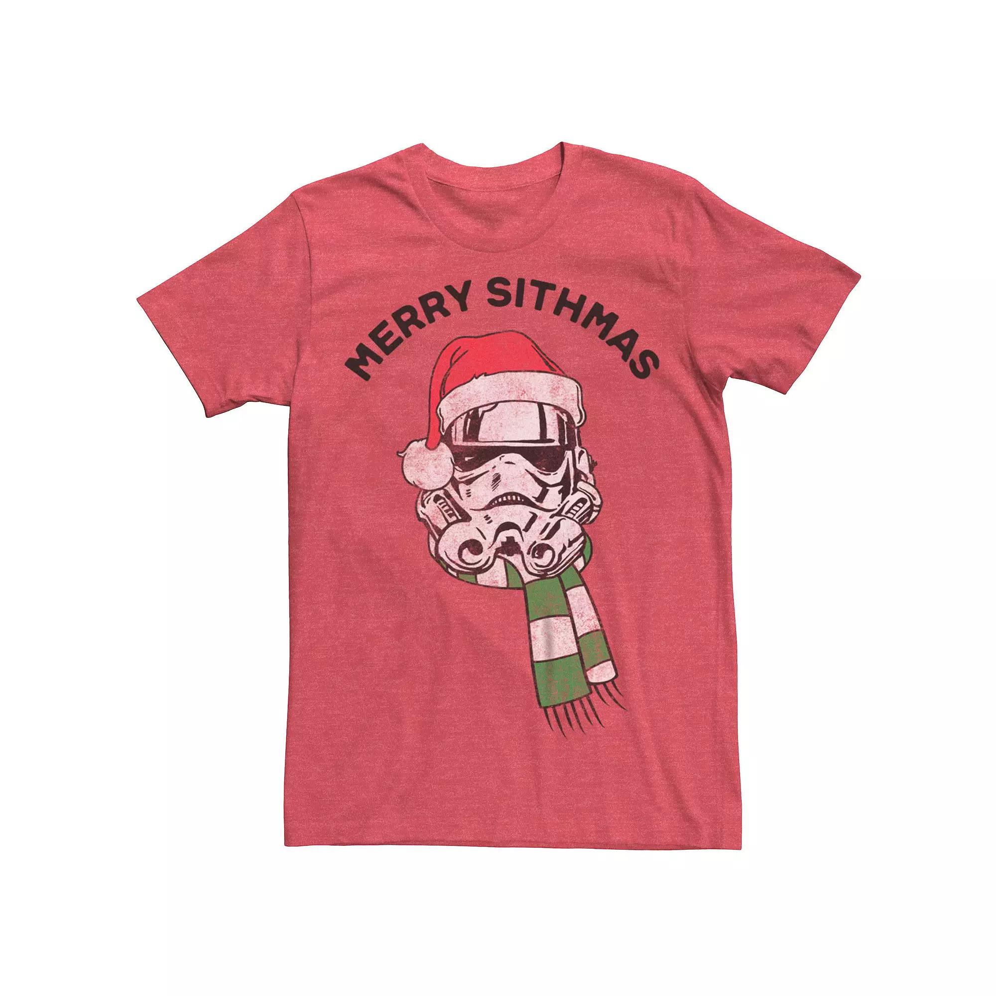 Men's Star Wars Storm Trooper Merry Christmas Graphic Tee,  Product Image