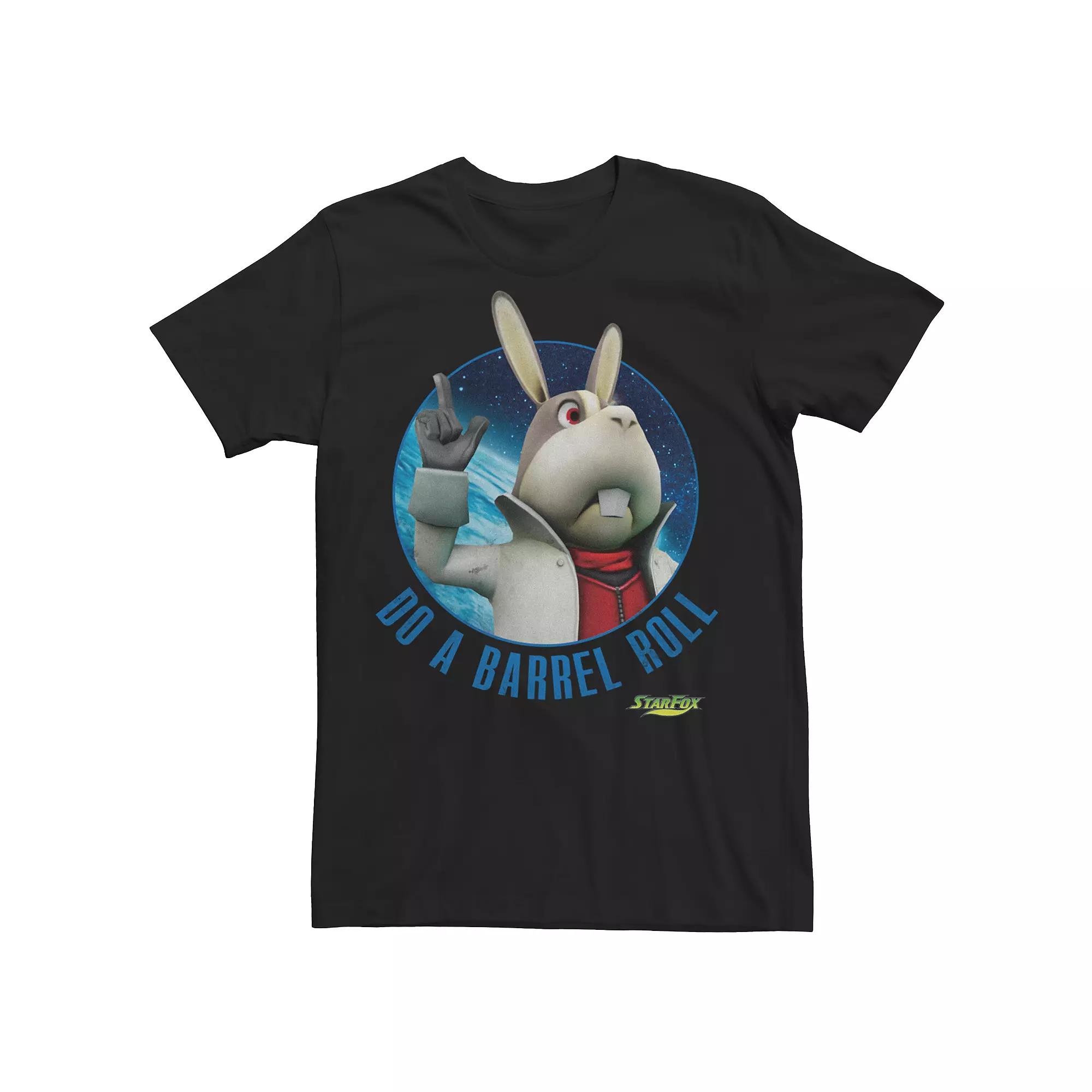 Men's Star Fox 3D Peppy Barrel Roll Tee,  Product Image