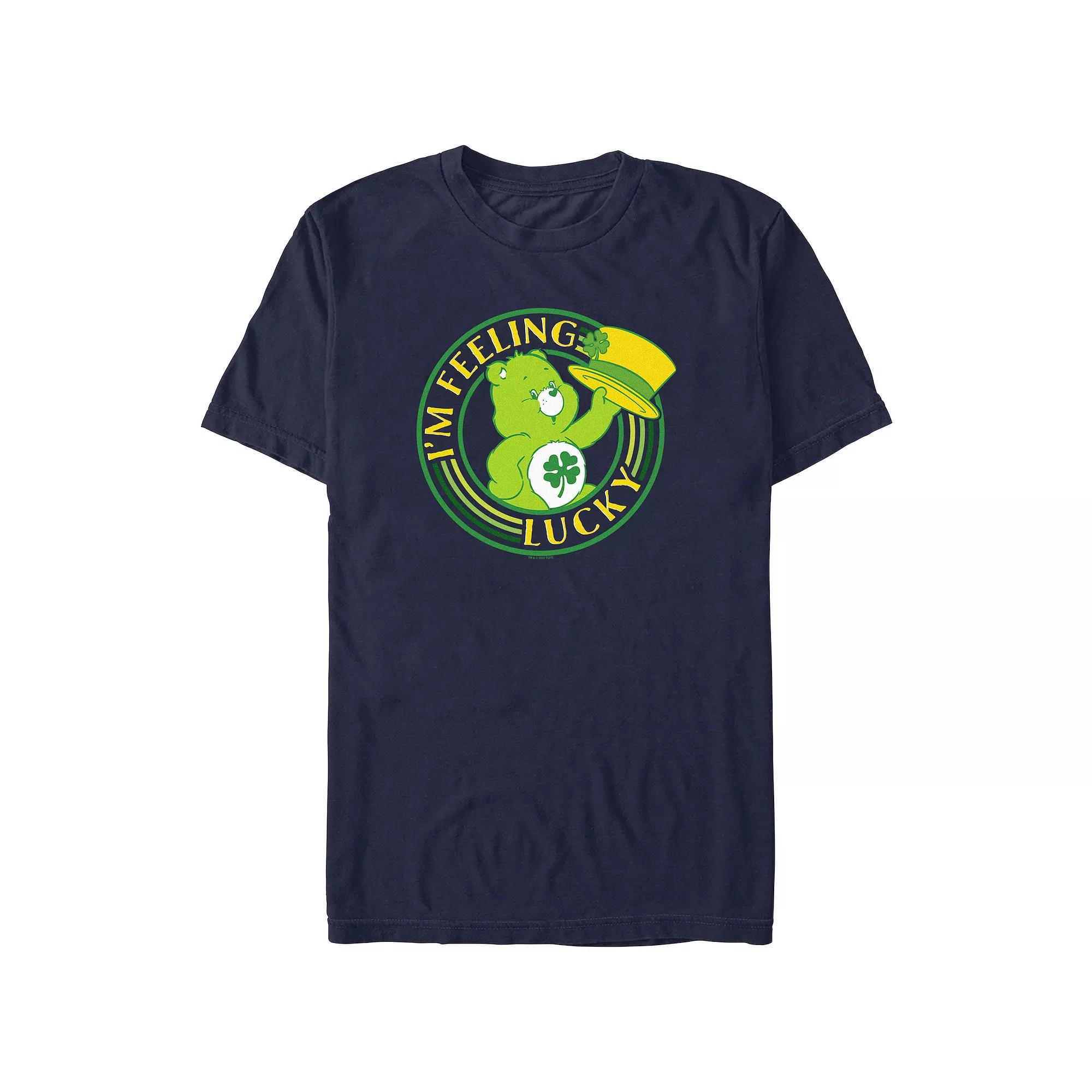 Men's Care Bears I'm Feeling Lucky Graphic Tee,  Product Image