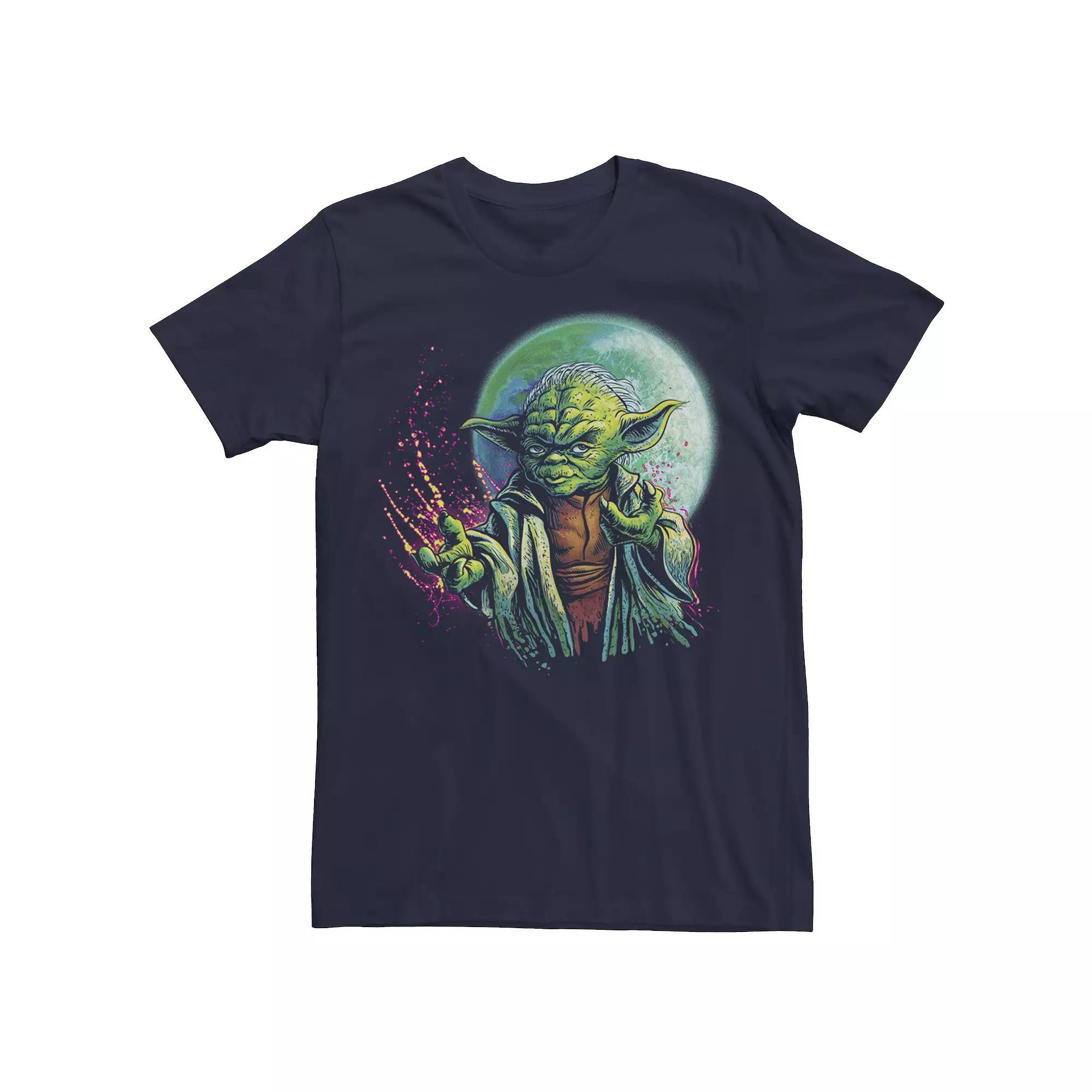 Men's Star Wars Yoda & The Moon Power Z1 Tee,  Product Image