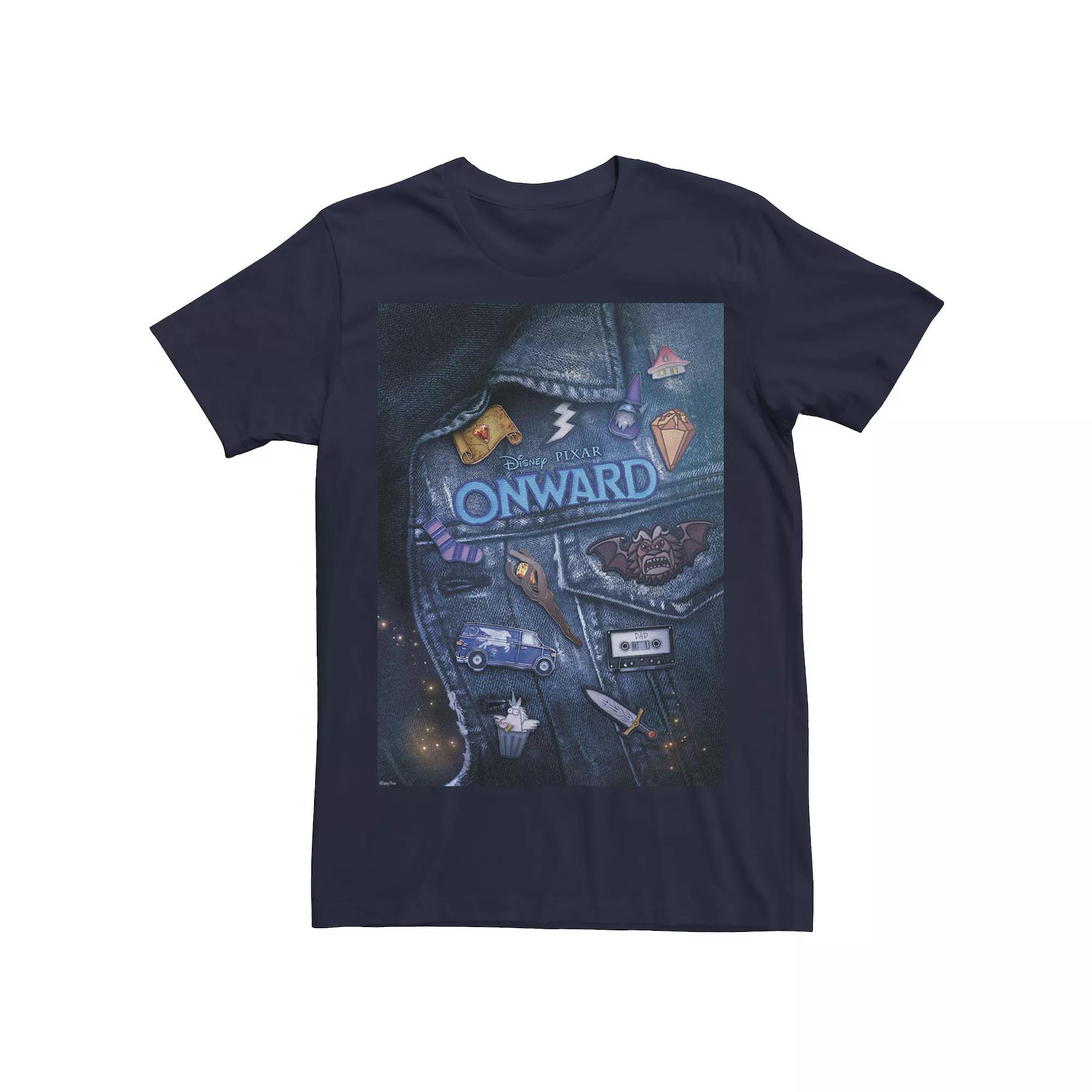 Disney / Pixar's Onward Barley Men's Vest Patch Poster Tee,  Product Image