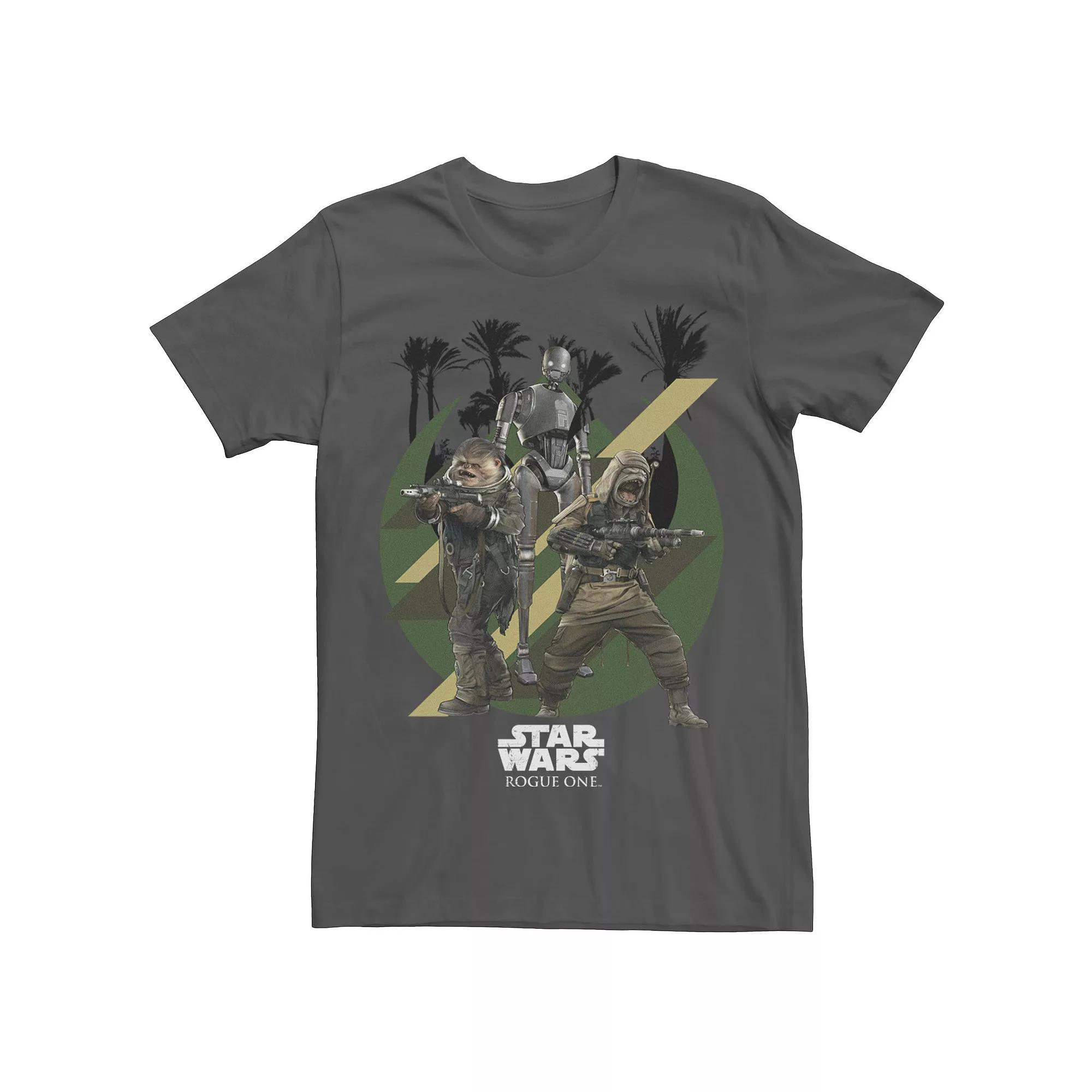 Men's Star Wars Rogue One Scarif Warriors Pao Bistan K-2SO Tee,  Product Image