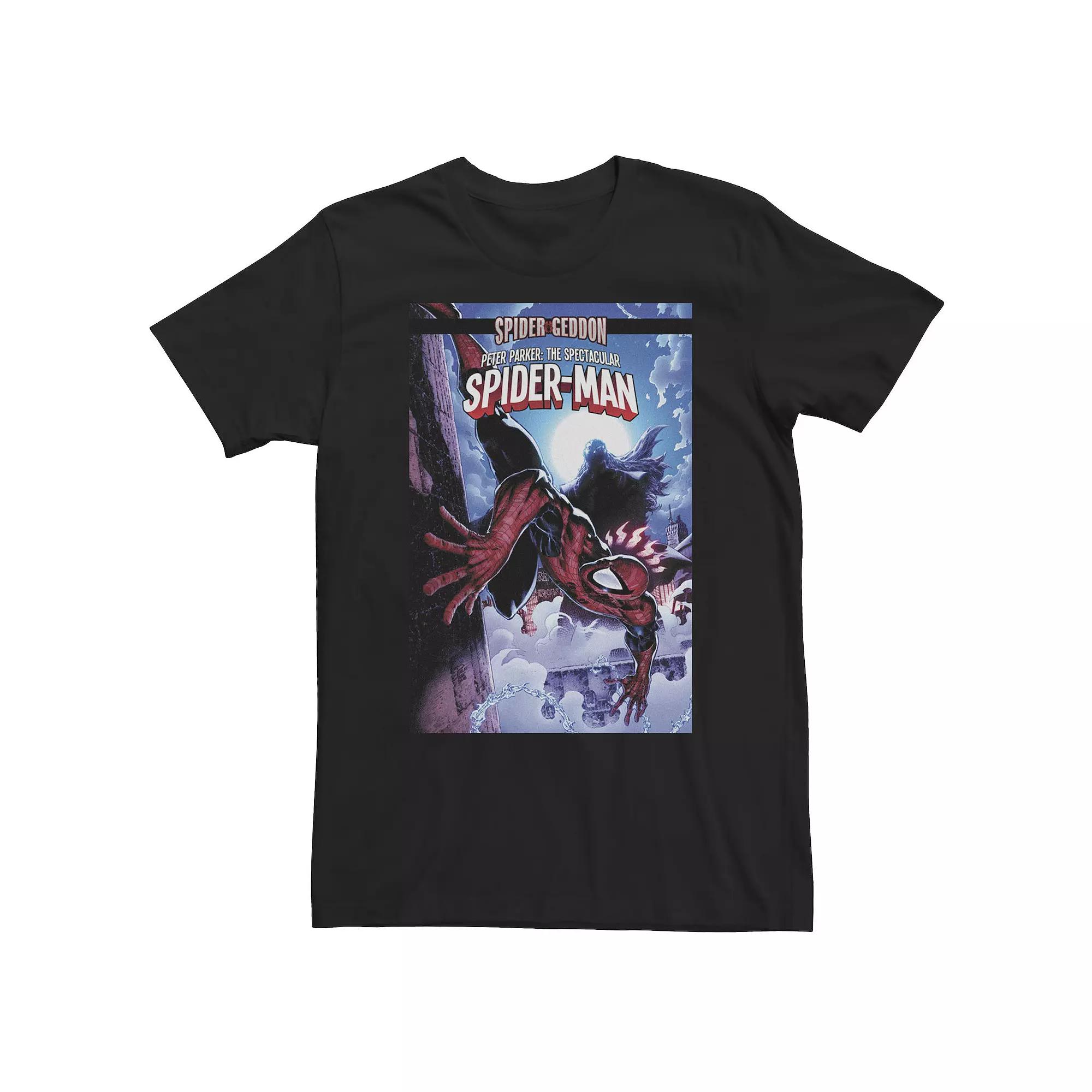 Big & Tall Marvel Spider-Man Spider Geddon Comic Cover Tee, Men's,  Product Image