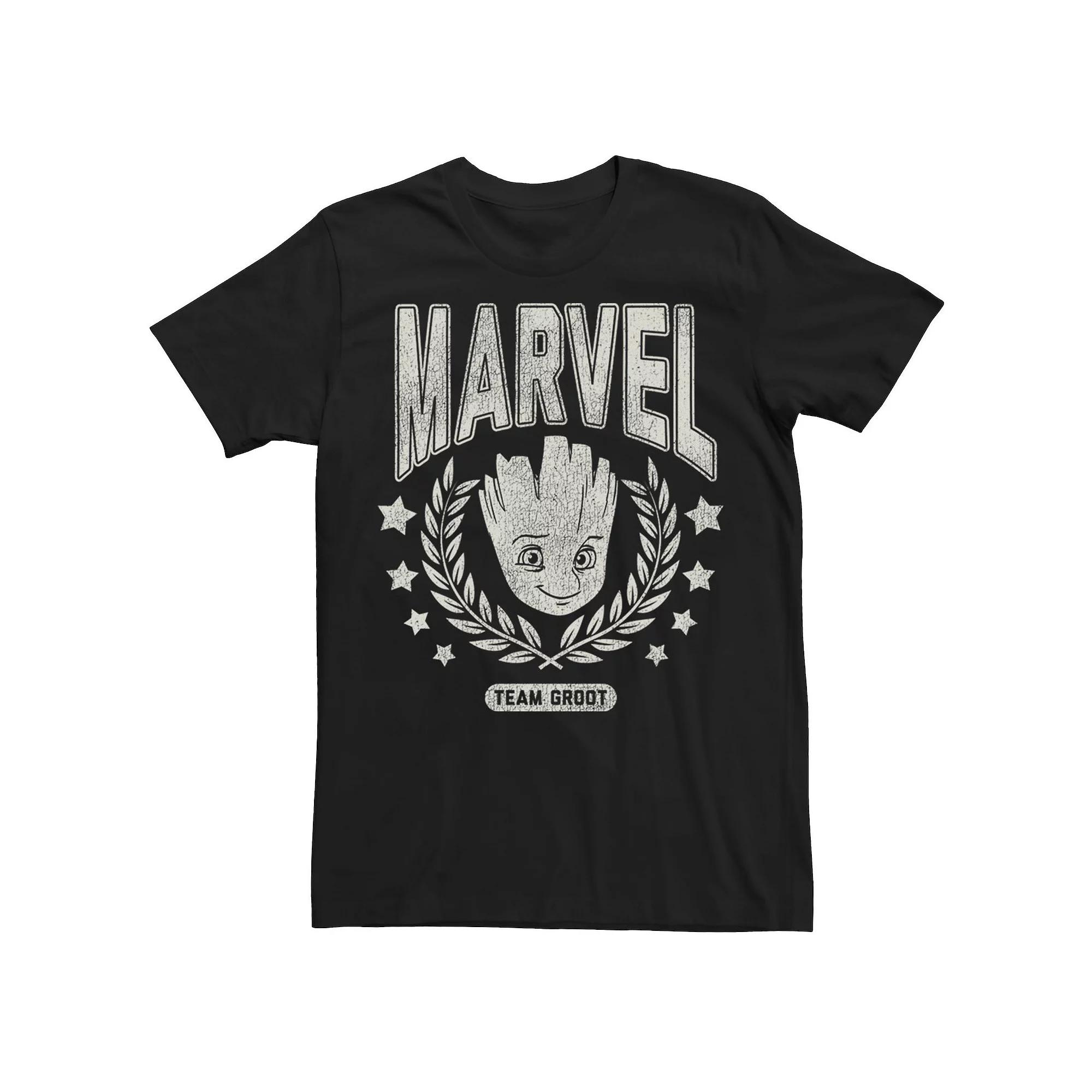 Mens Marvel Guardian Of The Galaxy Marvel Team Groot Collegiate Tee Product Image