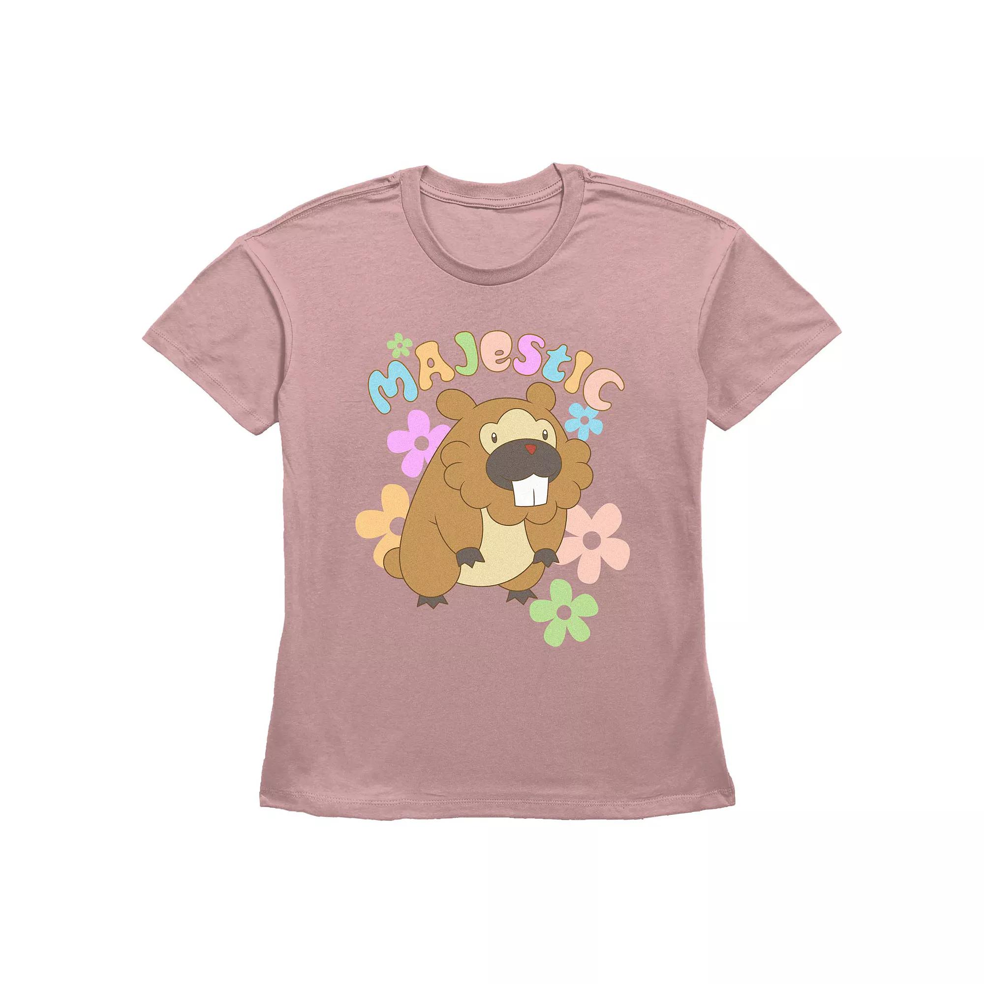 Women's Pokemon Majestic Creature Spring Vibes Graphic Tee,  Product Image