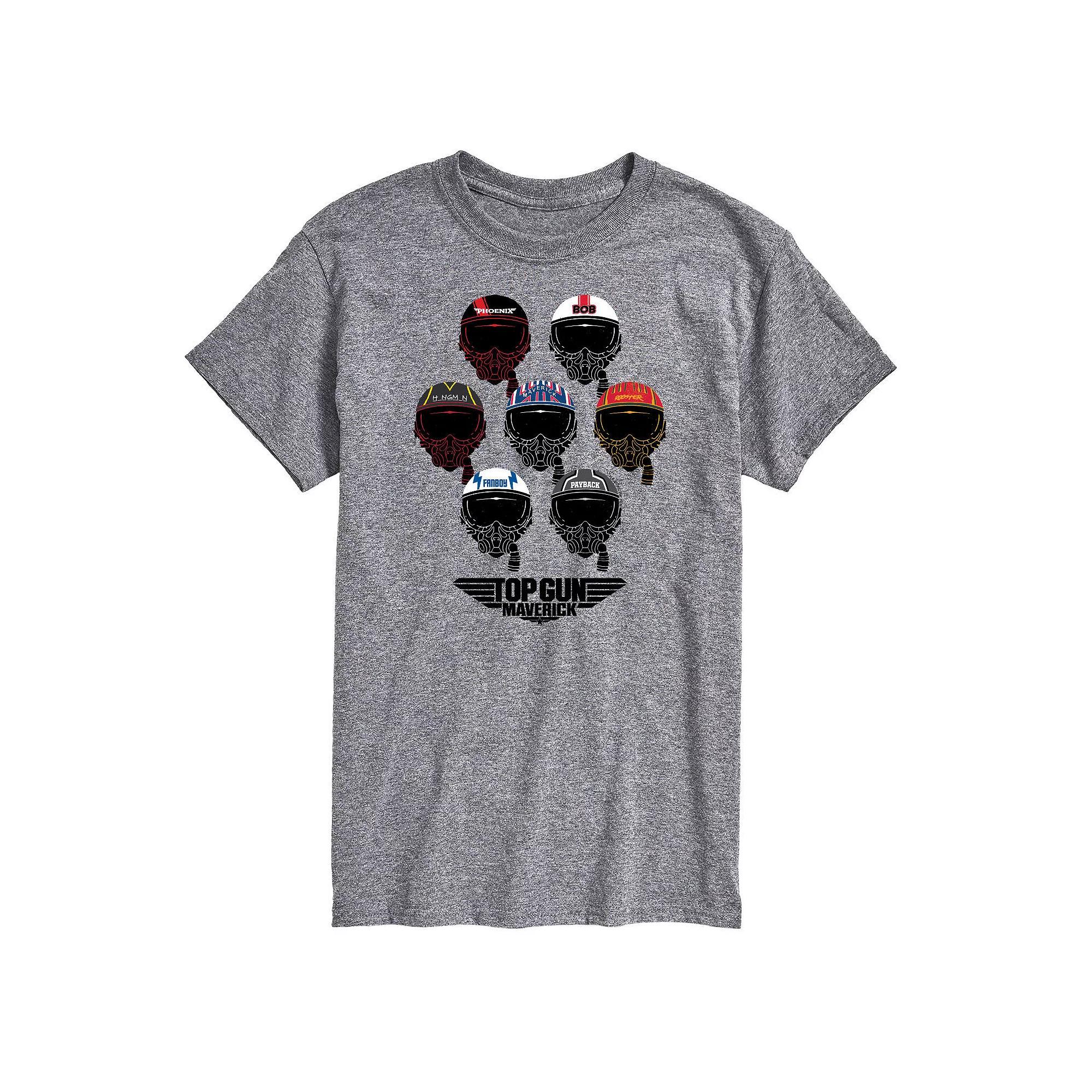 Big & Tall Top Gun Maverick Helmets Tee, Men's,  Product Image