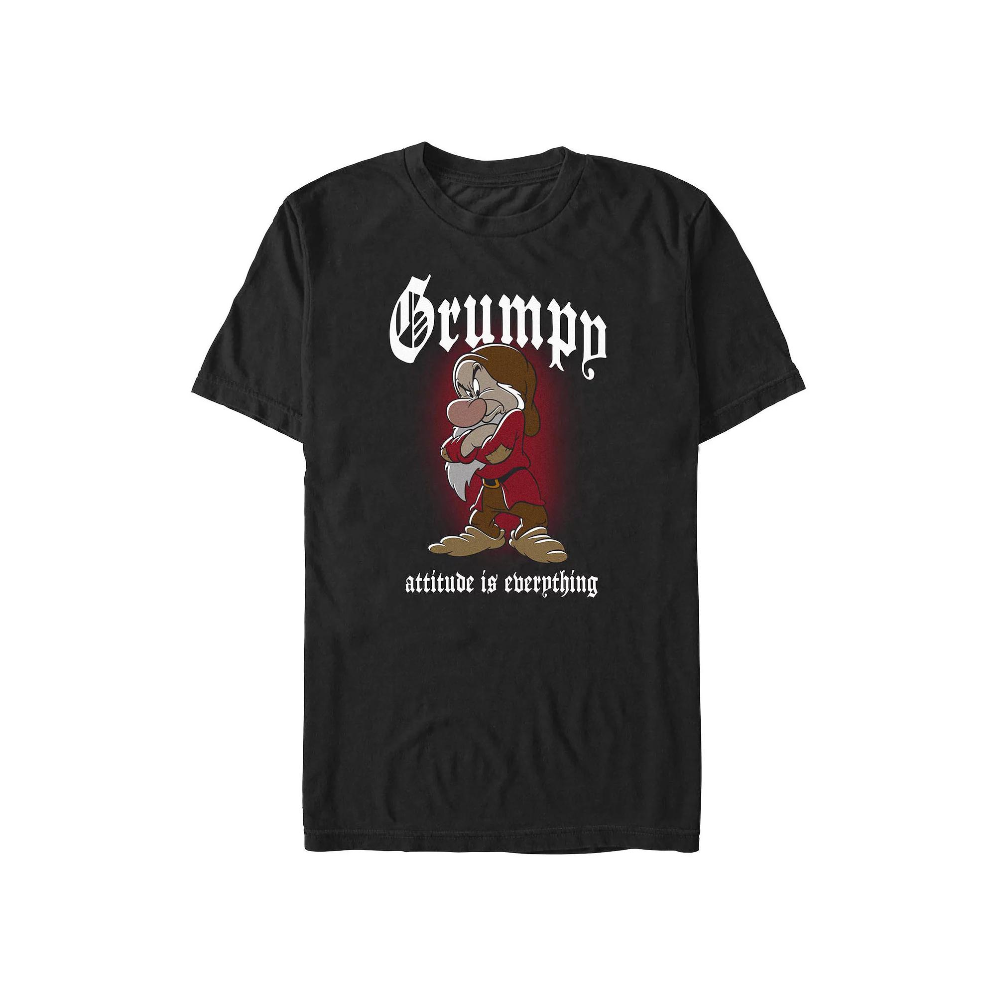Disney's Snow White And The Seven Dwarfs Grumpy Attitude Is Everything Big & Tall Graphic Tee, Men's,  Product Image