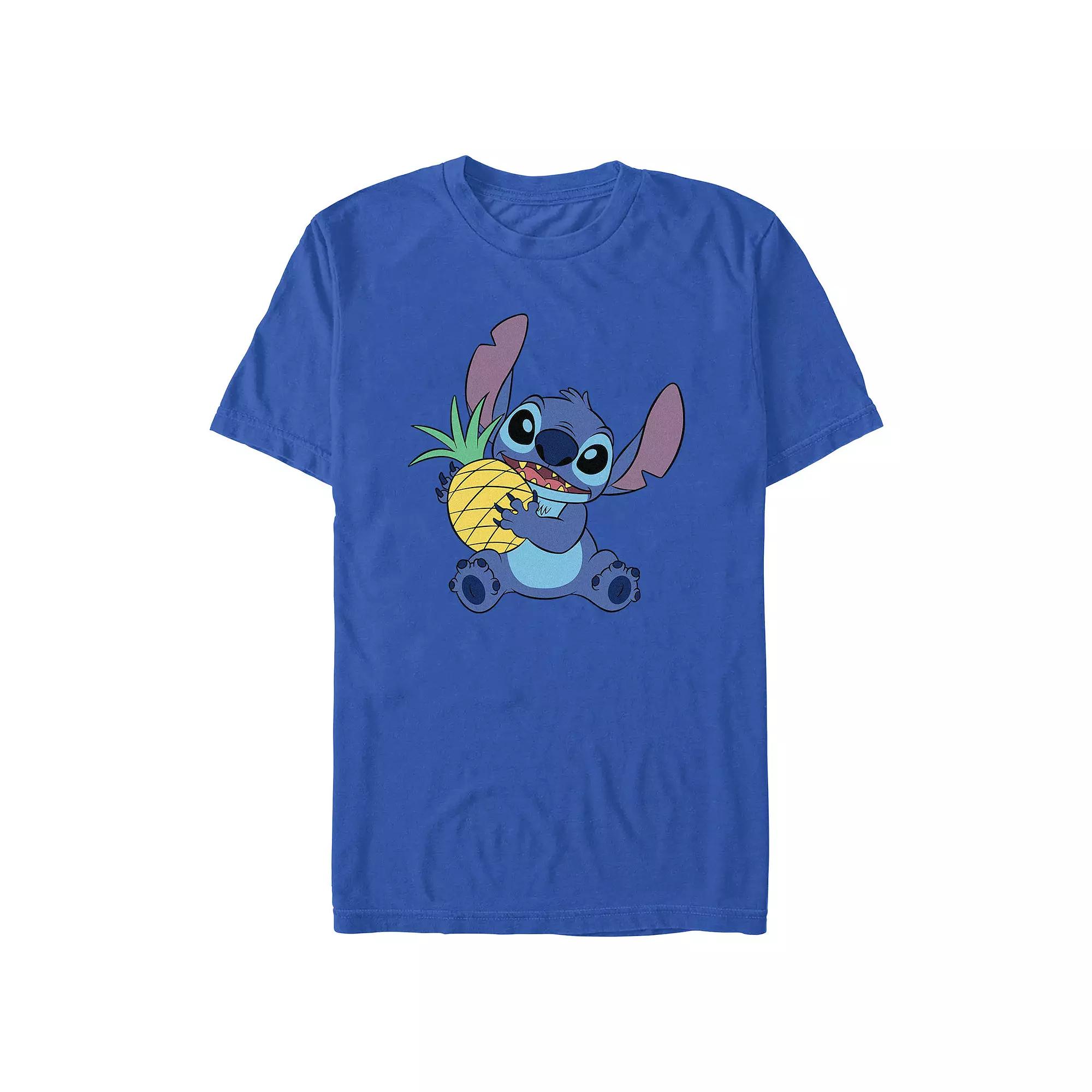Disney's Lilo & Stitch Pineapple Hugger Stitch Men's Graphic Tee,  Product Image