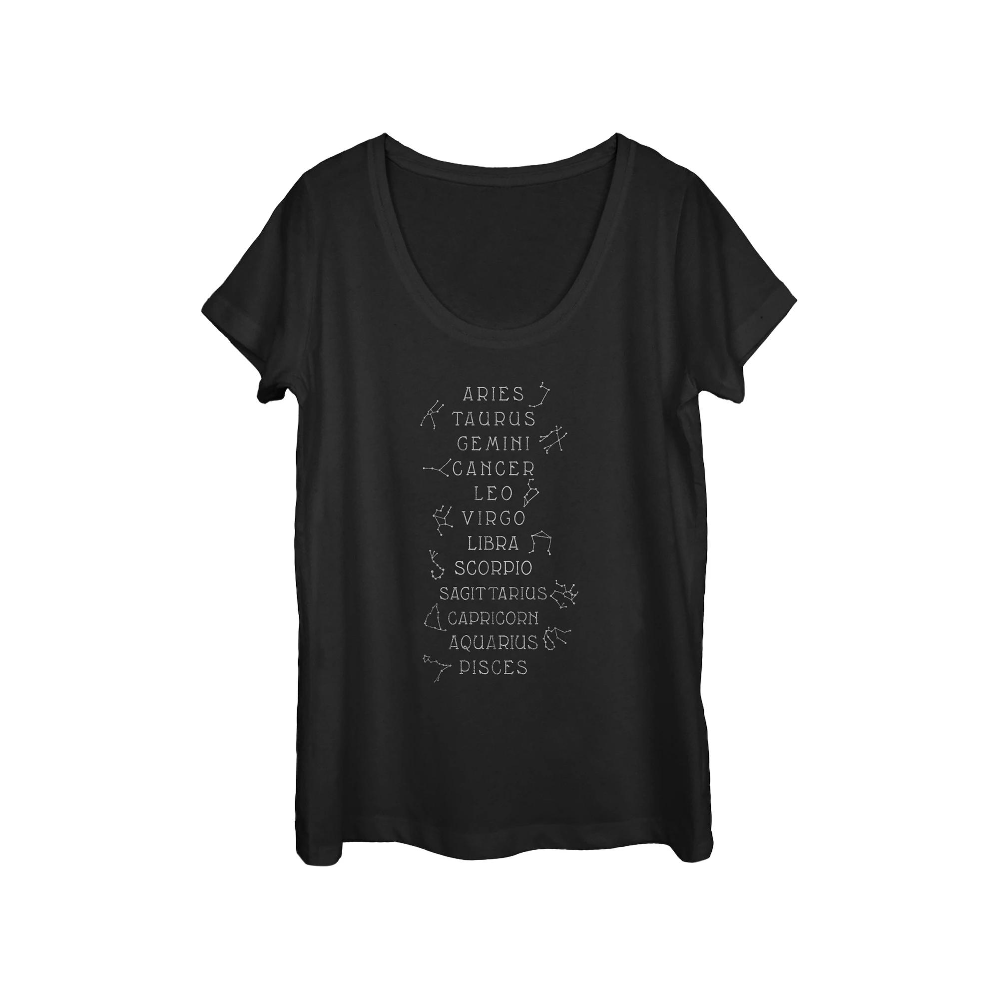 Juniors' Rock And Roll Roses Festival Scoop Neck Graphic Tee, Girl's,  Product Image